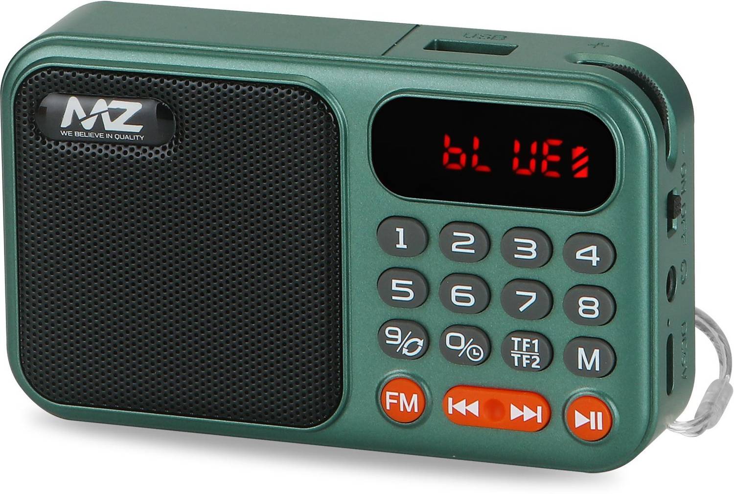 MZ M7 PRO (FM SUPER RADIO)with Bluetooth/USB/Aux/TF Card 5W Power
