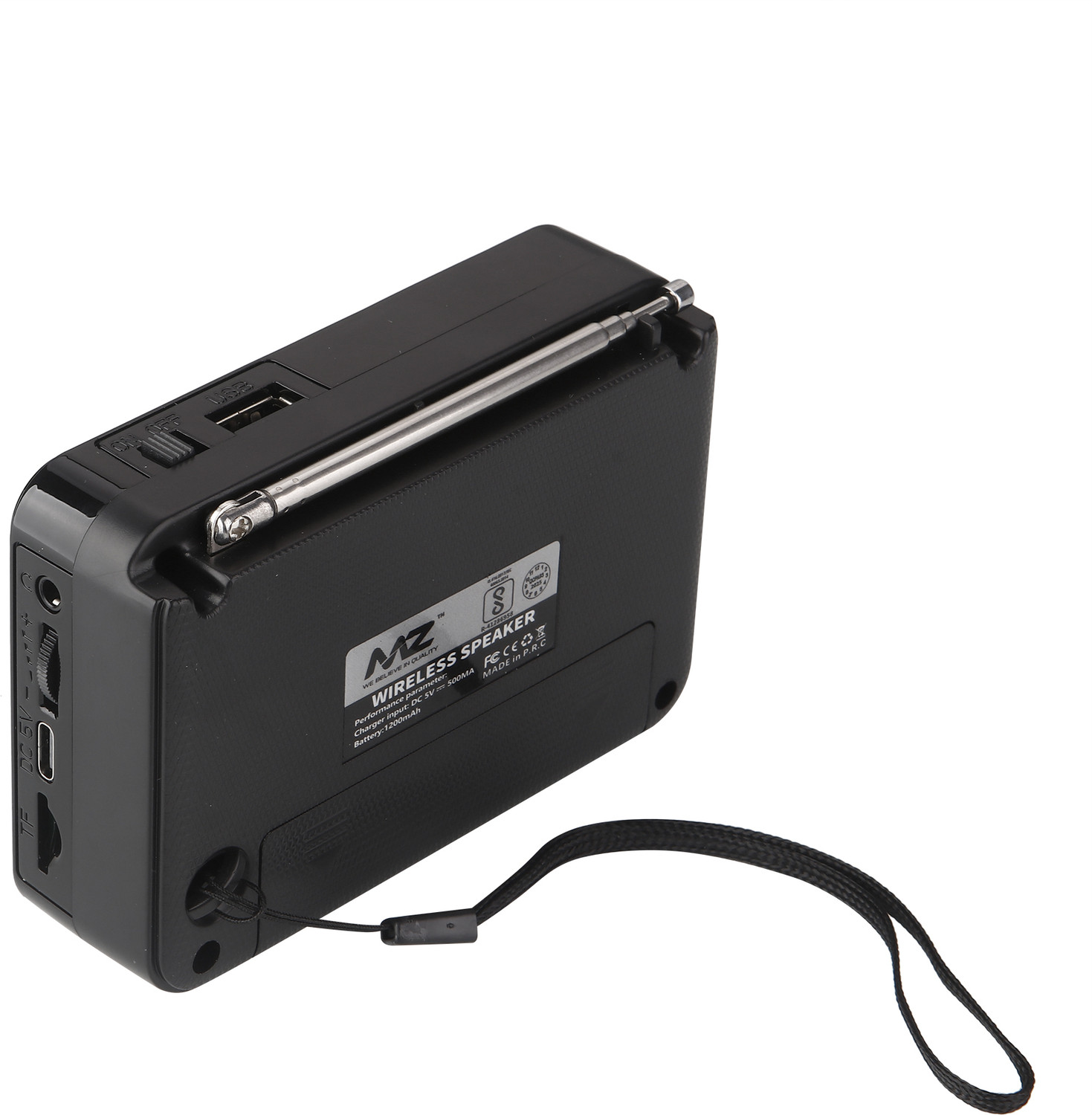 Image of MZ S8 (FM SUPER RADIO) With Bluetooth /USB /Aux /TF Card 5W Power & 1200mAh Battery FM Radio
