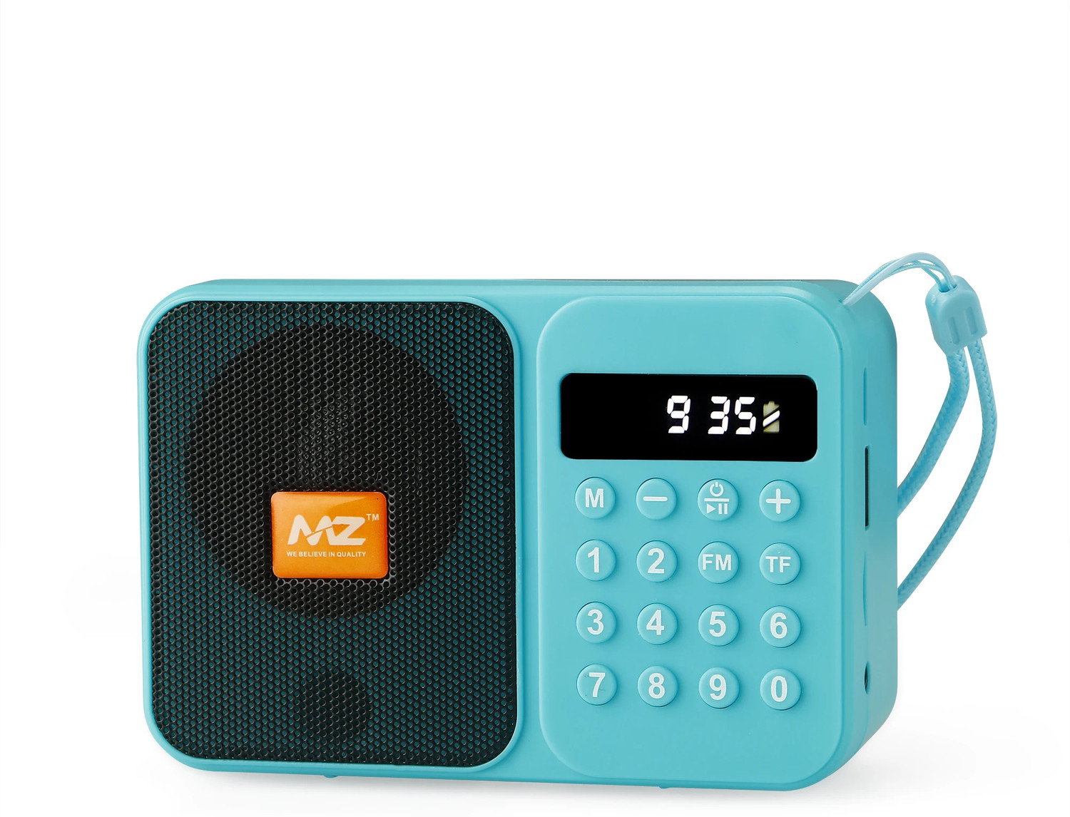 Image of MZ S6 (FM SUPER RADIO) 5W with Bluetooth /USB /Aux /TF Card 1200mAh Battery FM Radio