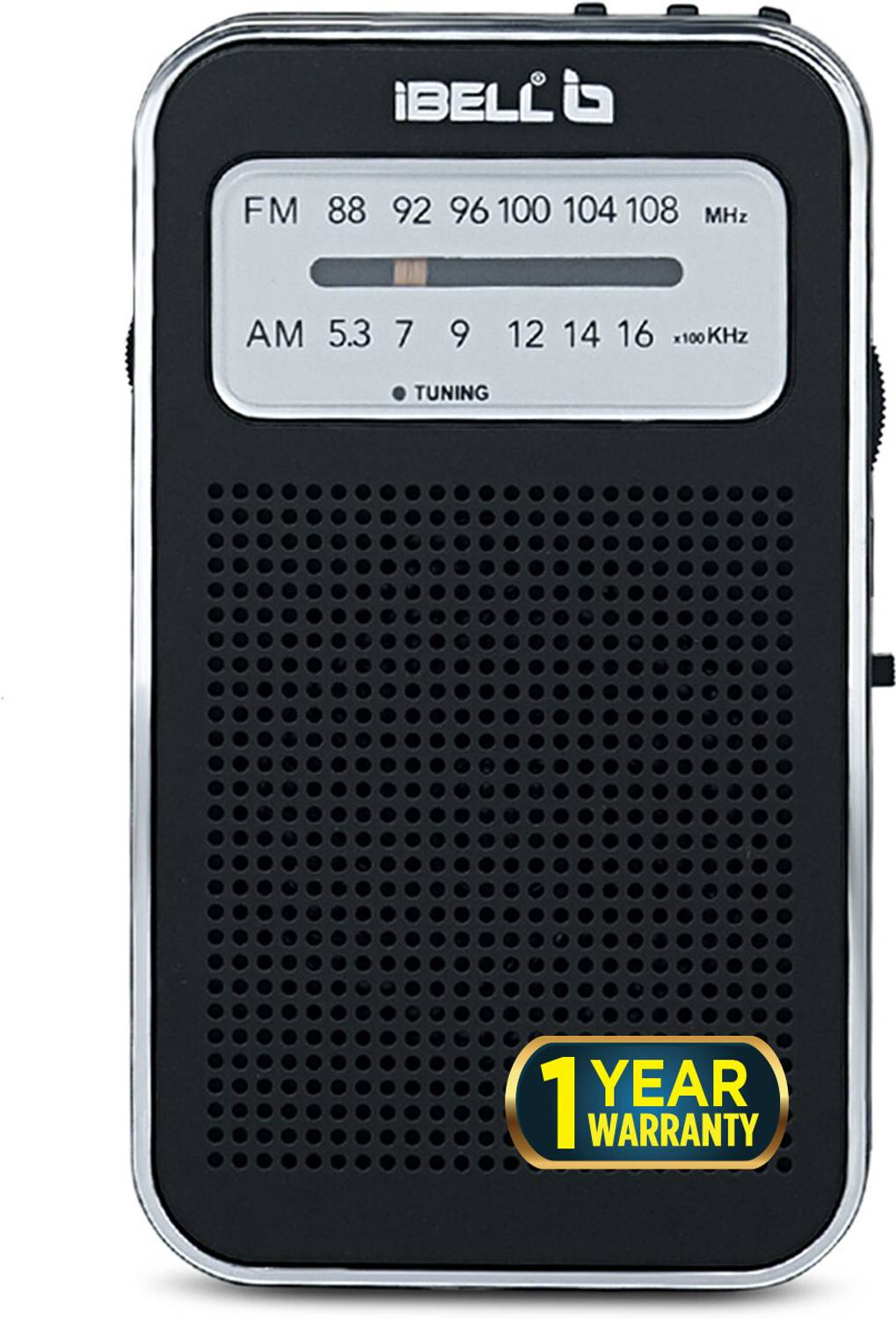iBELL FM720BT Pocket Radio with FM & Bluetooth Speaker, Headphone