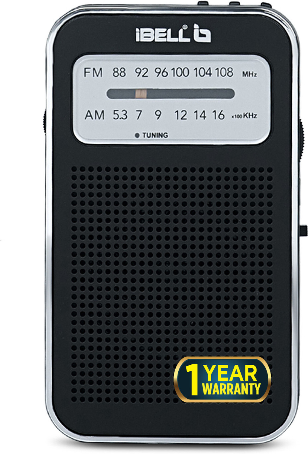 Image of iBELL FM720BT Pocket Radio with FM & Bluetooth Speaker, Headphone Jack, USB MP3 Player FM Radio