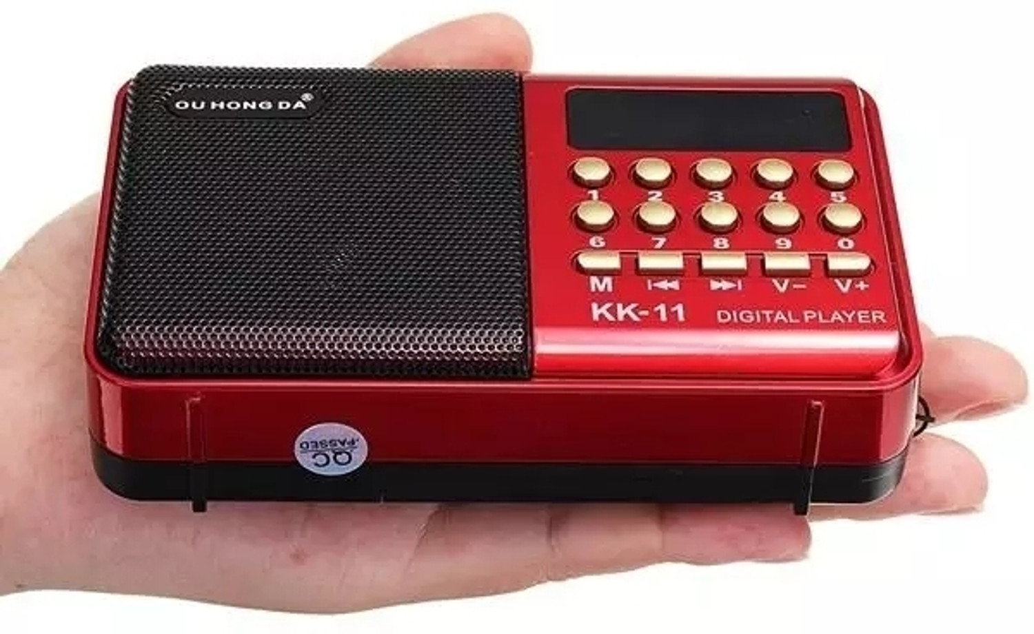 Image of JAXTER Pocket Blast Bluetooth Speaker with FM , USB /SD Card and AUX FM Radio Black FM Radio