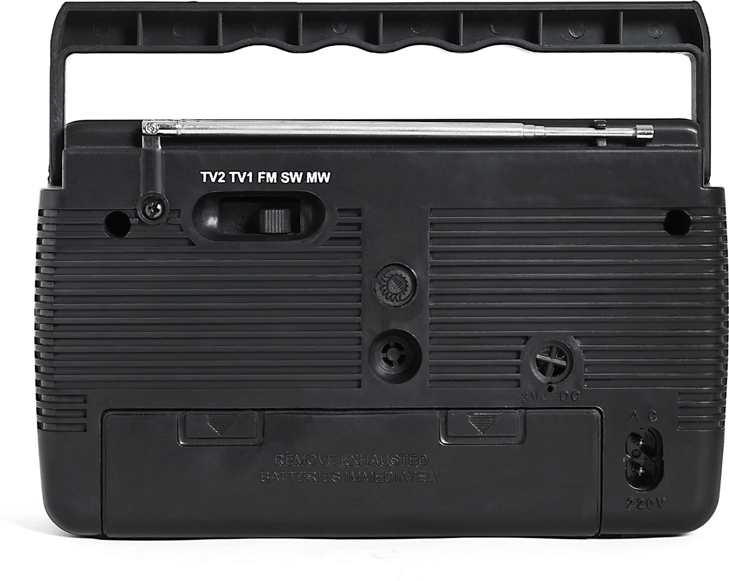 Image of FINE 5 Band Portable AM /FM /SW Radio with Built-in Speaker,Handle&Telescopic Antenna, FM Radio