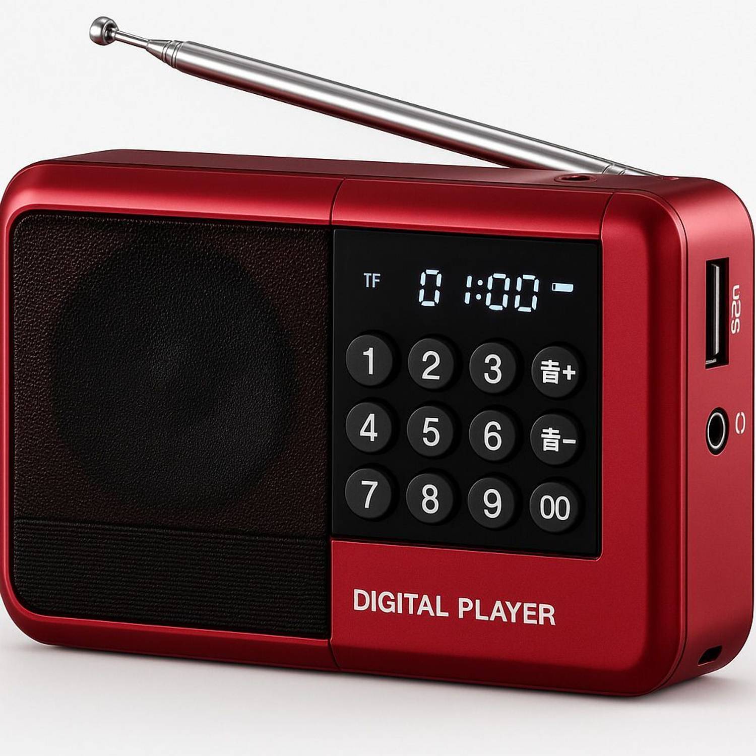 fire turtle Pocket FM Radio Bluetooth Speaker, Hidden Antenna, 6W