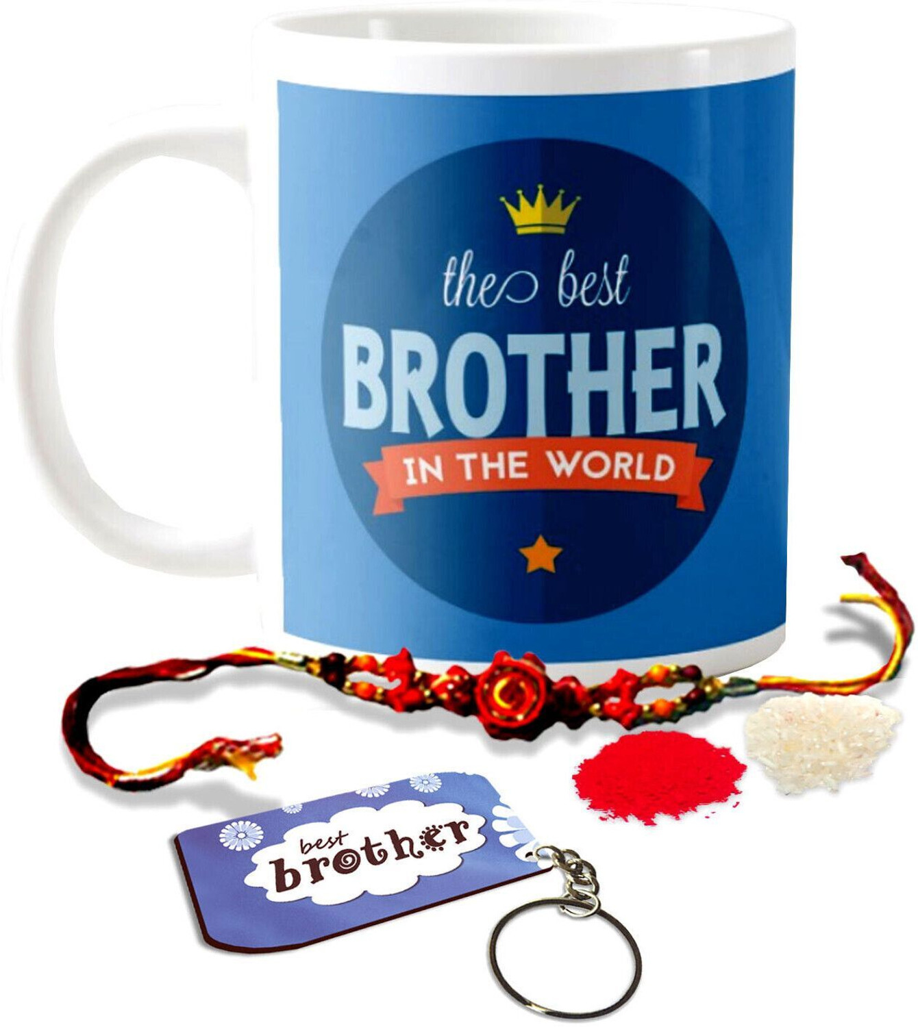 Image of Exciting Lives Best Brother Rakhi Hamper - Gift for Rakshabandhan, Rakhi, For Brother, Bro Combo