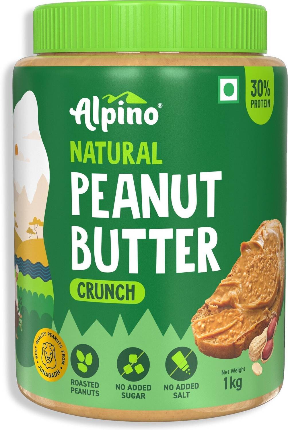 Alpino Chocolate Oats & Peanut Butter Crunch 1kg Combo - Image 3