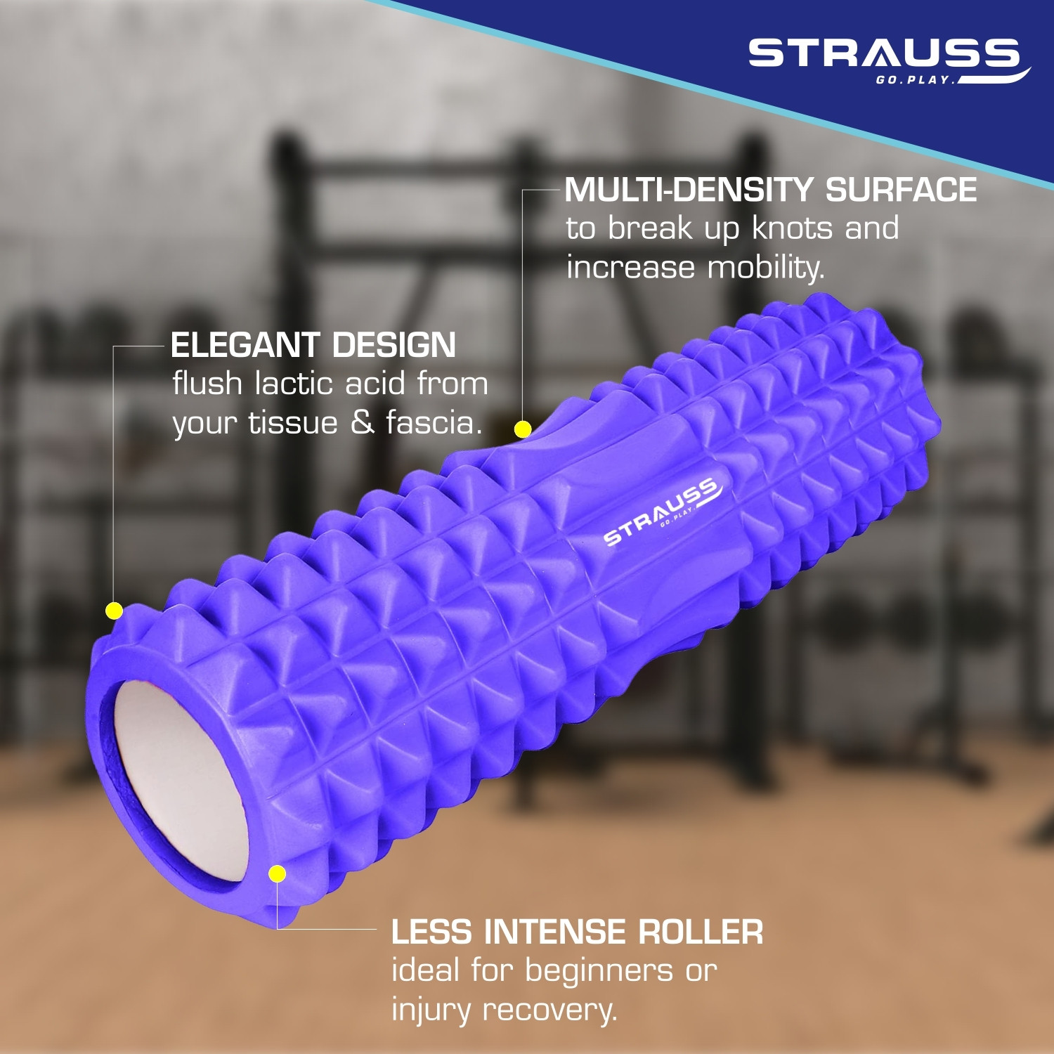 Image of Strauss Grid Foam Roller