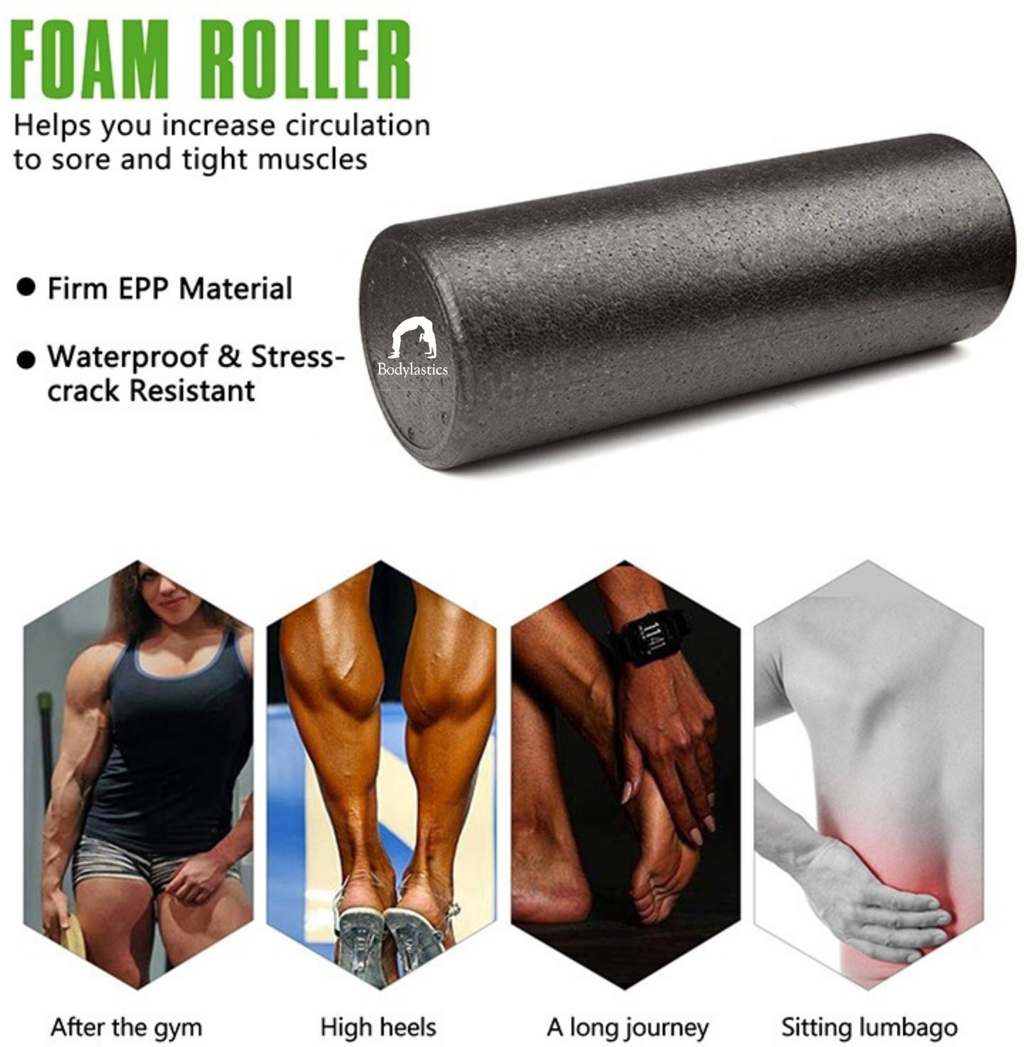 Image of Bodylastics Standard Foam Roller