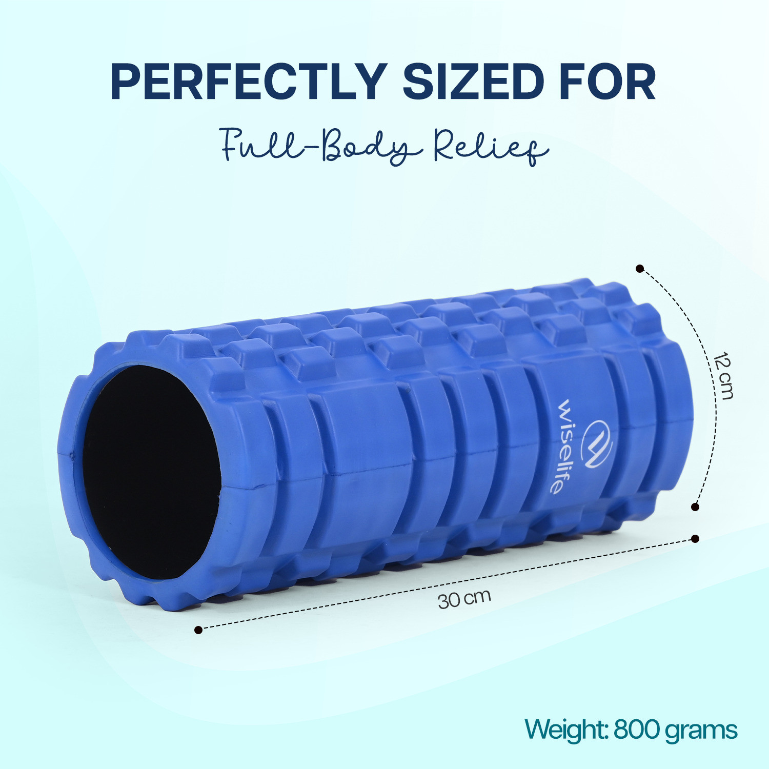Image of Wiselife Rumble Foam Roller (Length 30 cm)