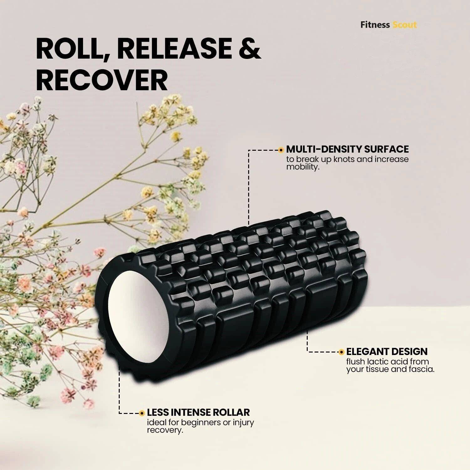Fitness Scout Grid Foam Roller - Image 3