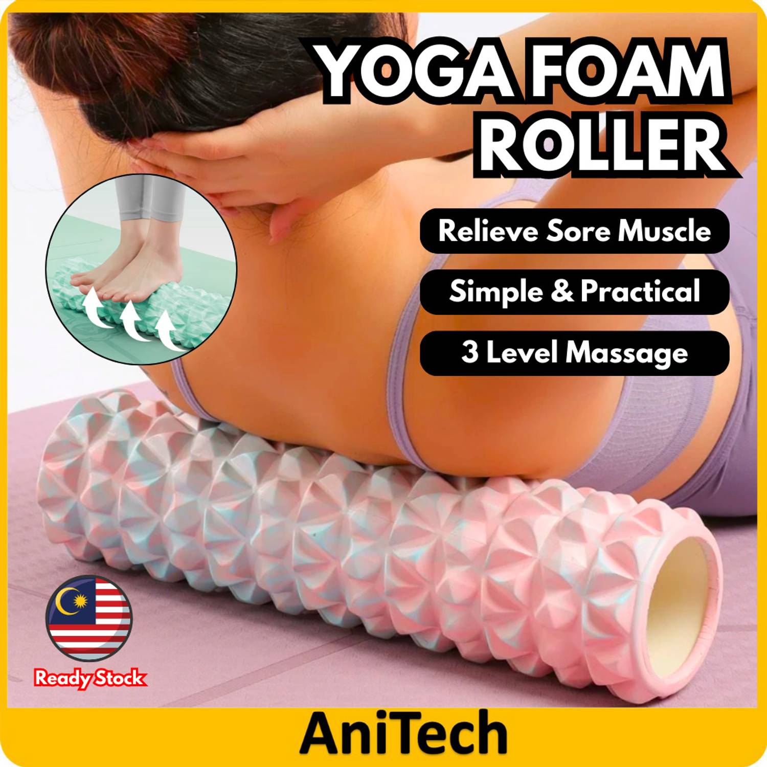 ArrowMax Grid Foam Roller - Image 2