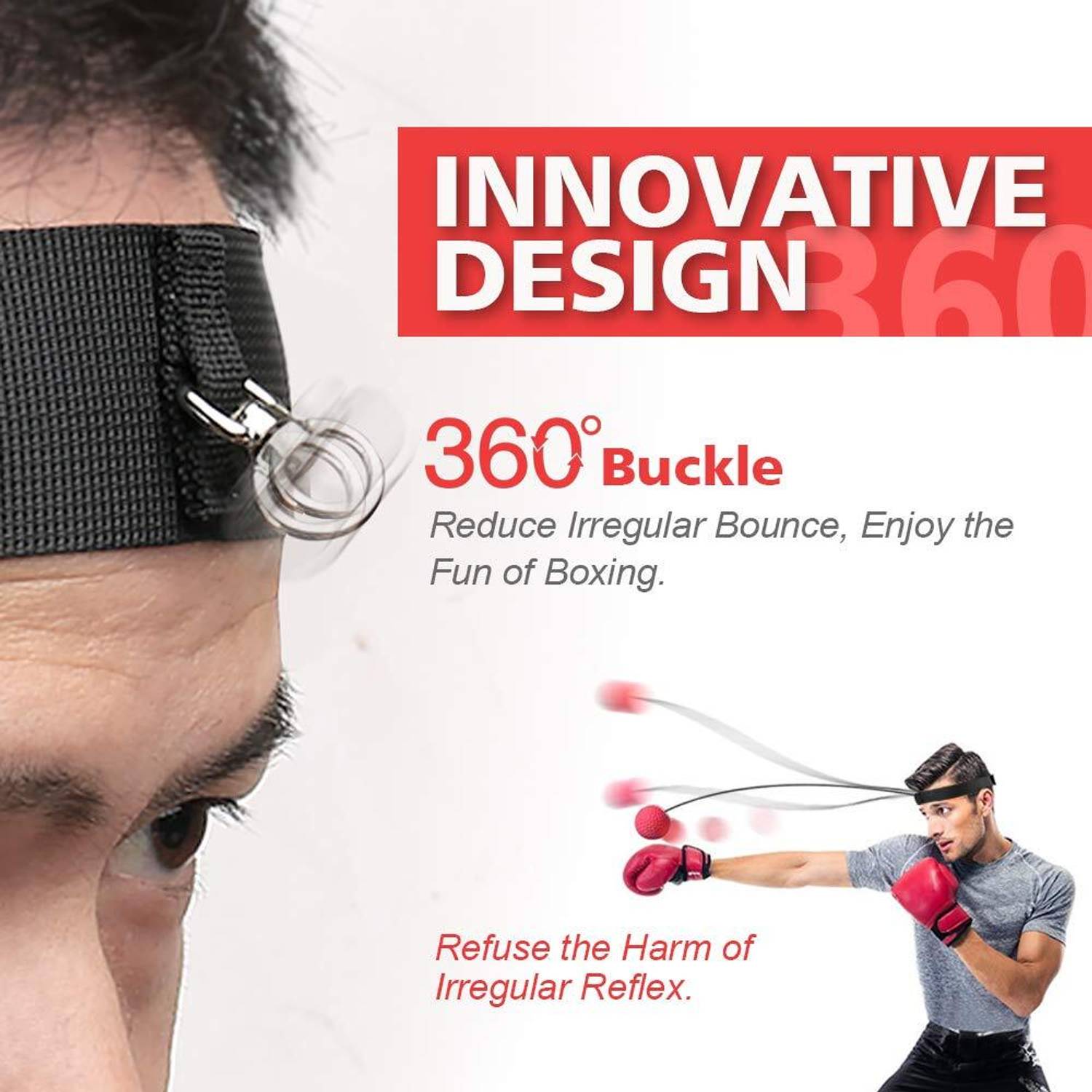 Kesig Boxing Reflex Ball with Focus Pad - Image 5