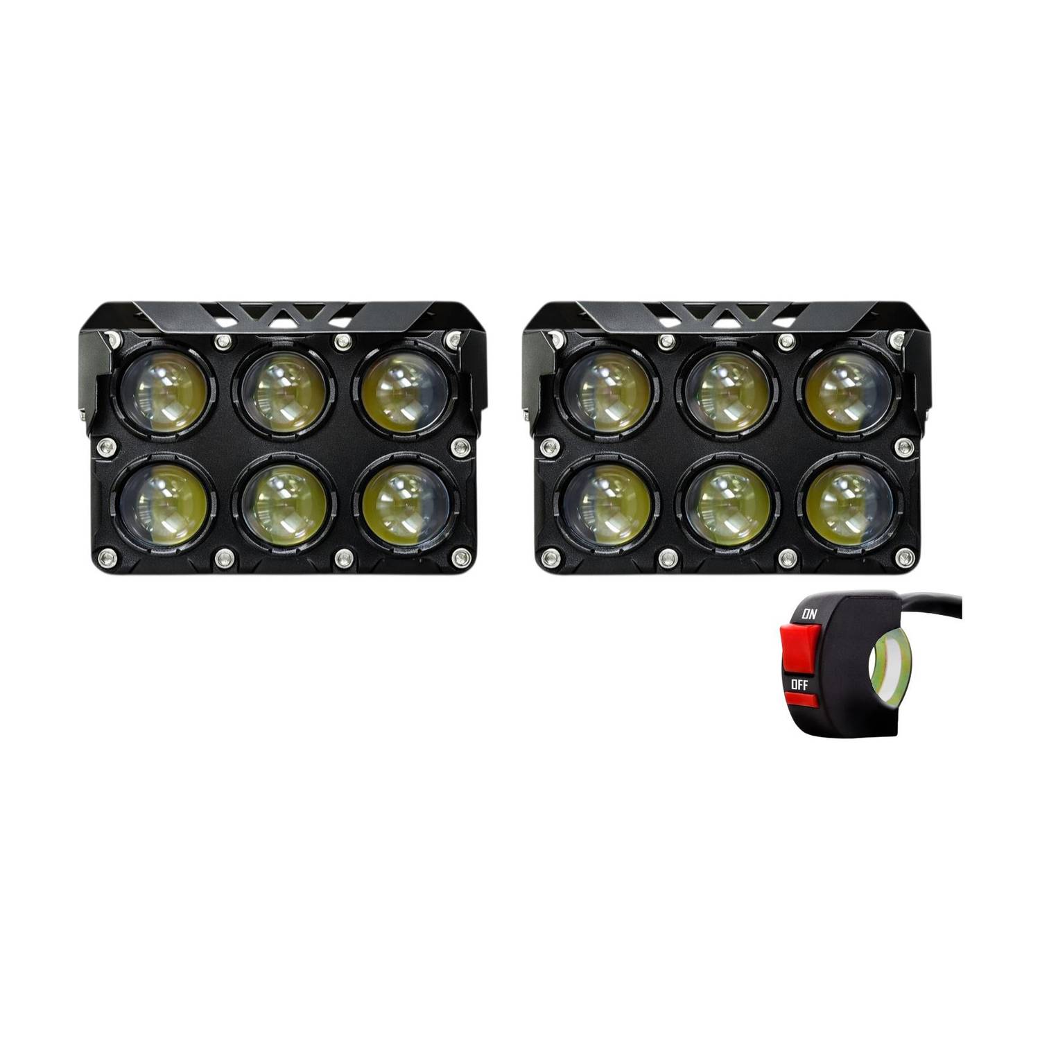 BIKEBLOOM LED Fog Lamp Unit for Universal For Car Universal For Car