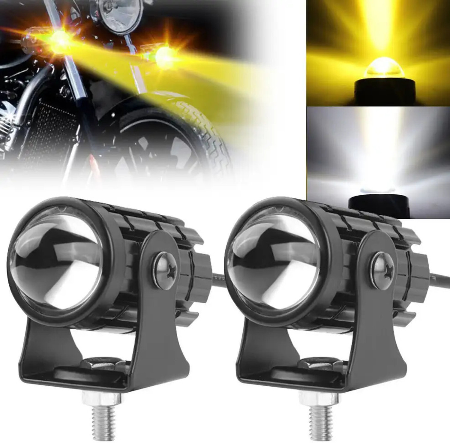 Image of shreem LED Fog Lamp Unit for Universal For Car, Yamaha, Bajaj 5 Series, 1 Series, 2 Series, 3 Series
