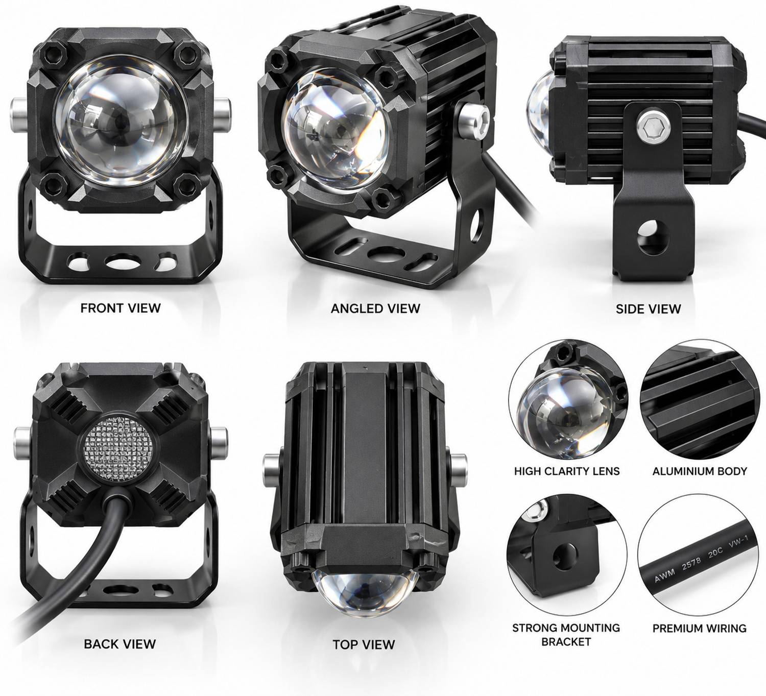 LED Fog Lamp Unit for Universal For Car Universal For Car - Image 2