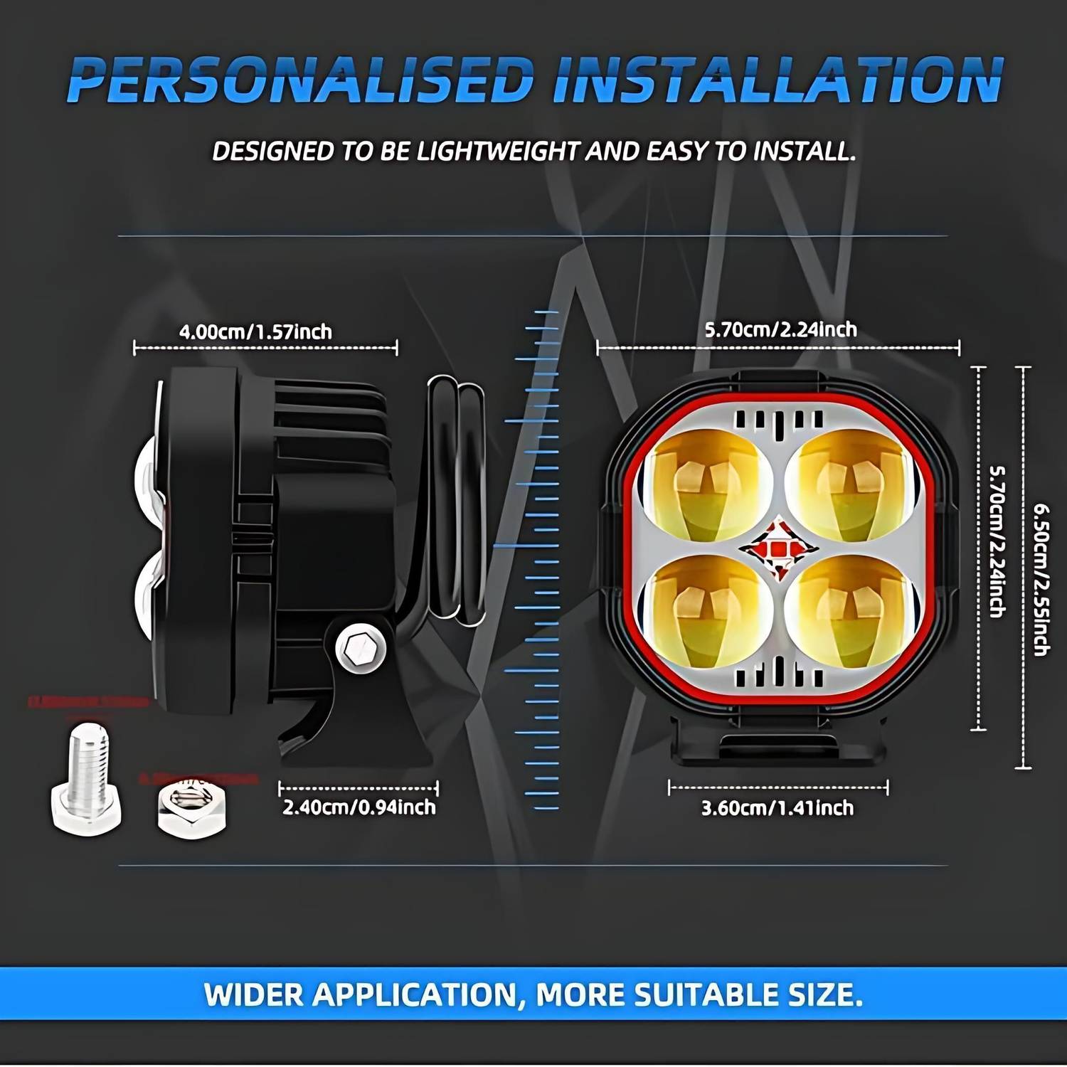 LoFtY LED Universal Fog Lamp Unit for Car - Image 4