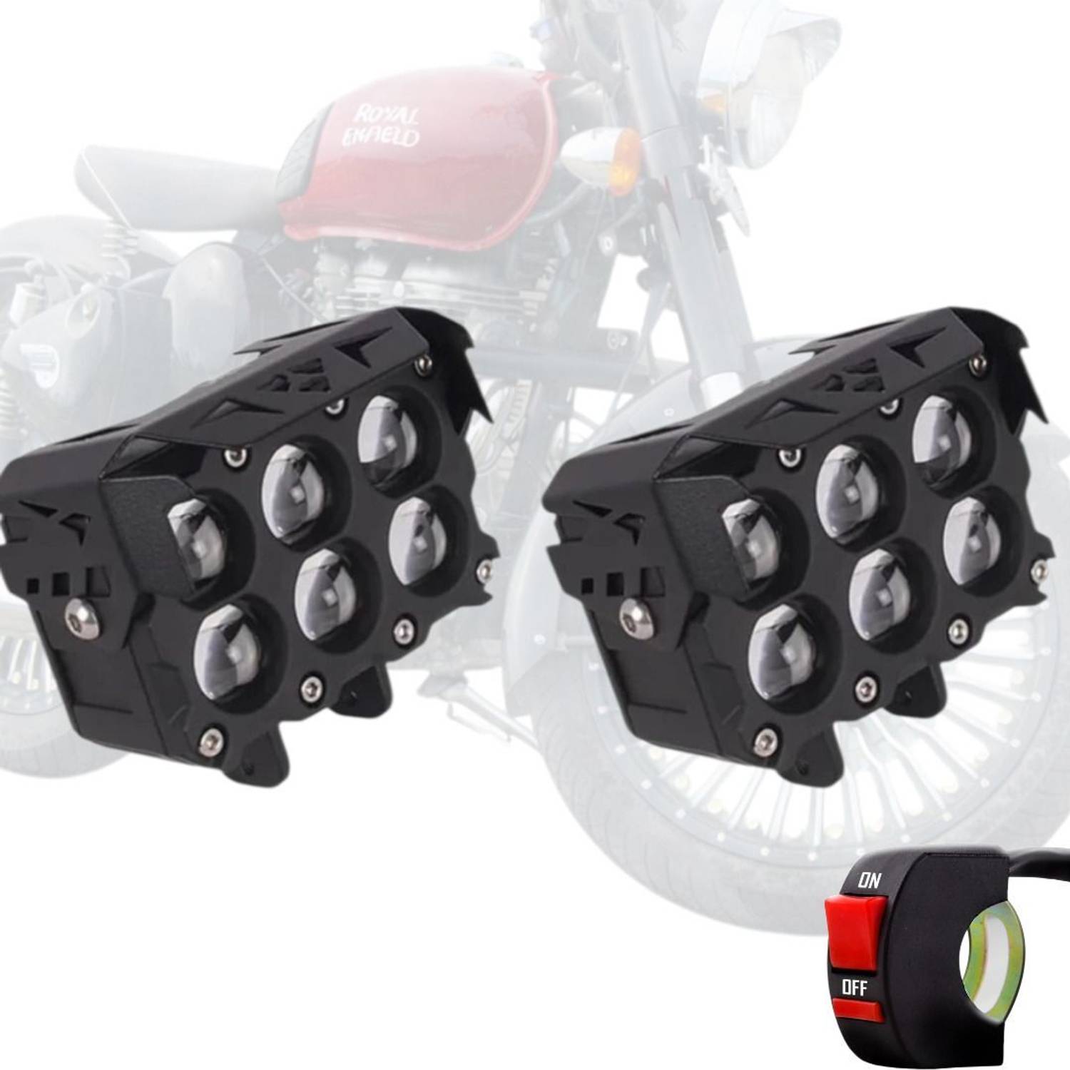 BIKEBLOOM LED Fog Lamp Unit for Car - Image 1