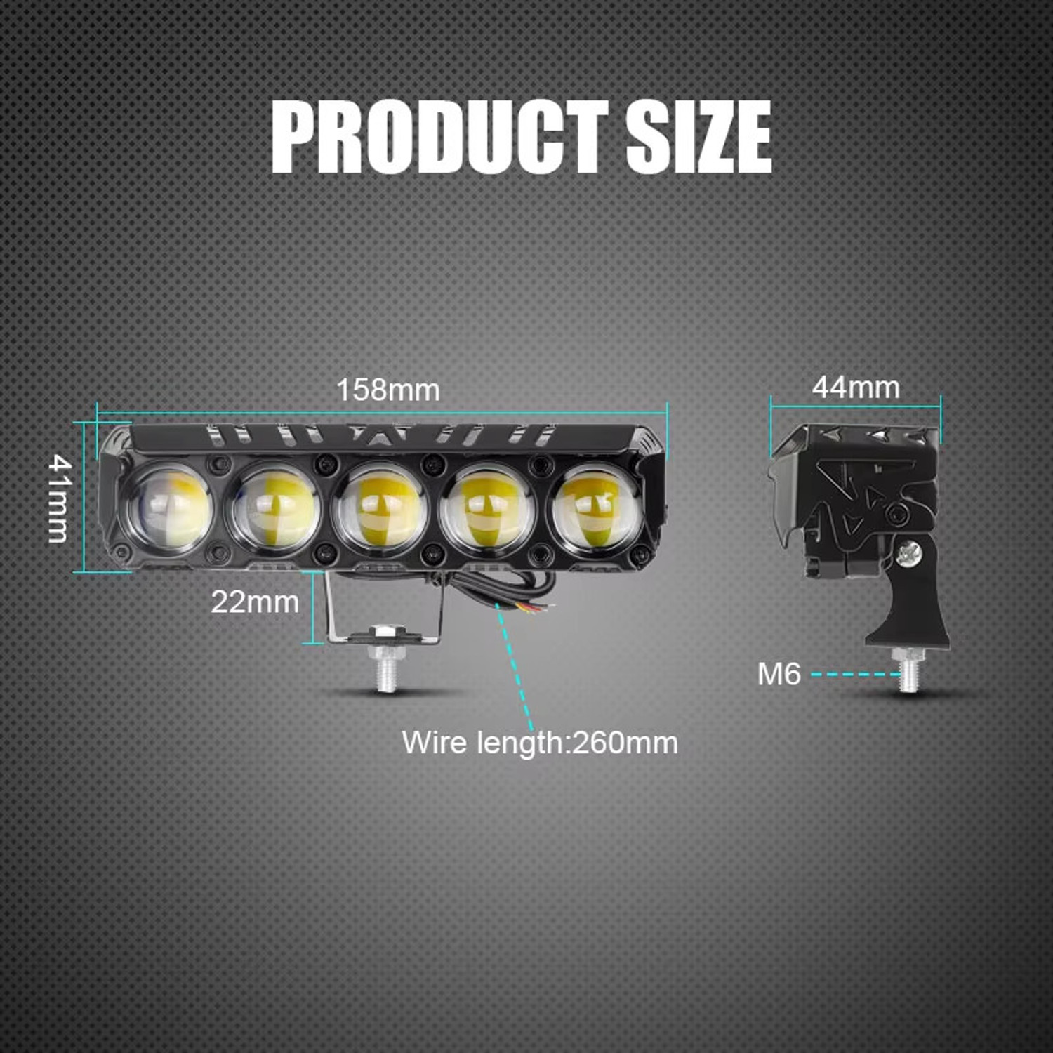 Image of TRYFLY LED Fog Lamp Unit for Bajaj, Hero, Honda, KTM, Suzuki, TVS, Yamaha Universal For Car