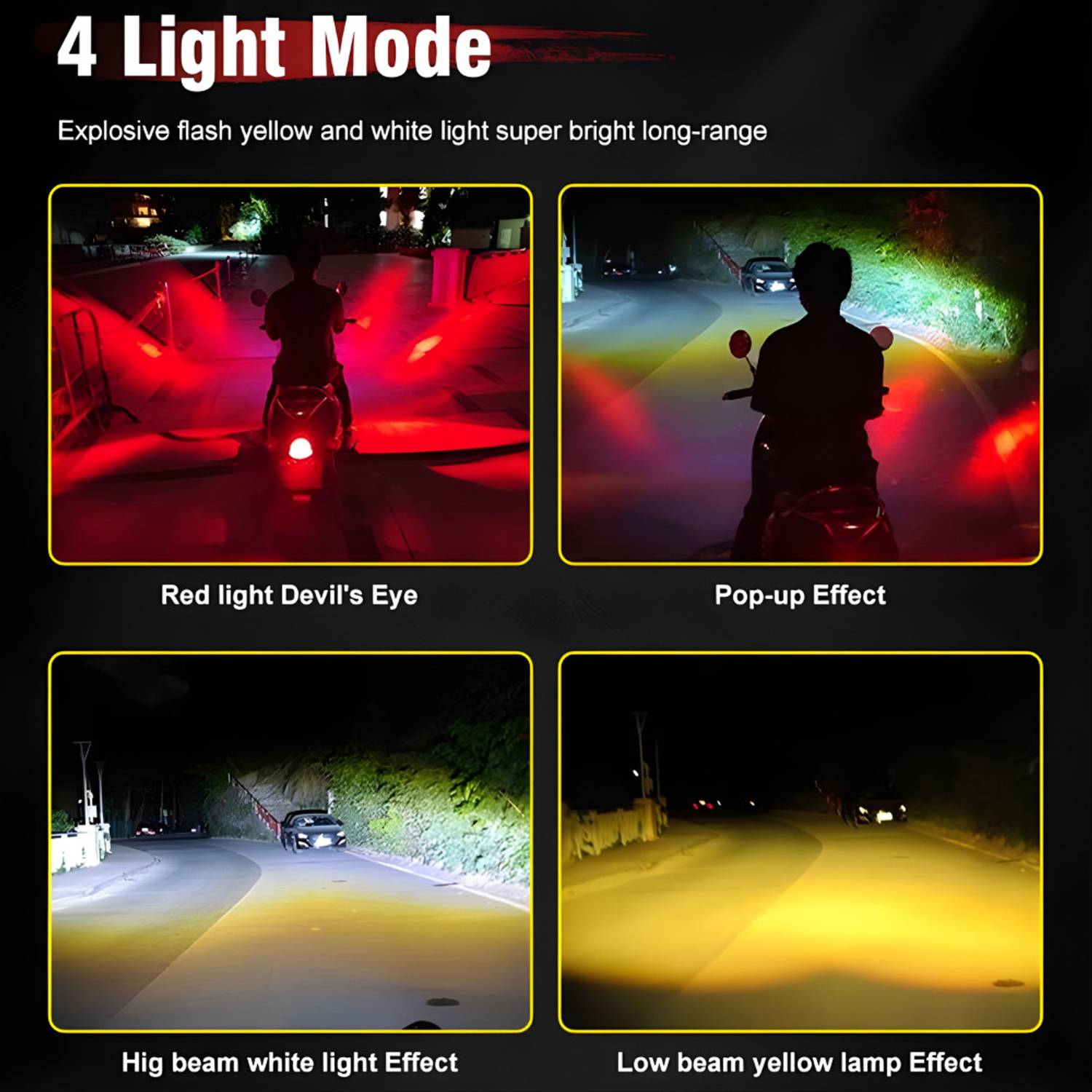 Autozap LED Fog Lamp Unit for Hero, Honda, KTM, Suzuki, TVS, Yamaha - Image 2