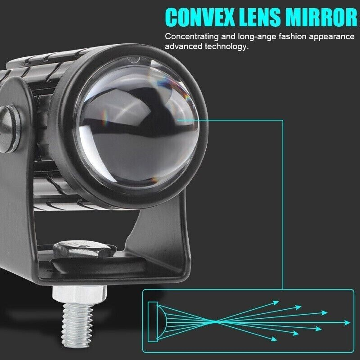 Image of Rhtdm LED Fog Lamp Unit for TVS, Yamaha, KTM, Honda, Bajaj, Royal Enfield
