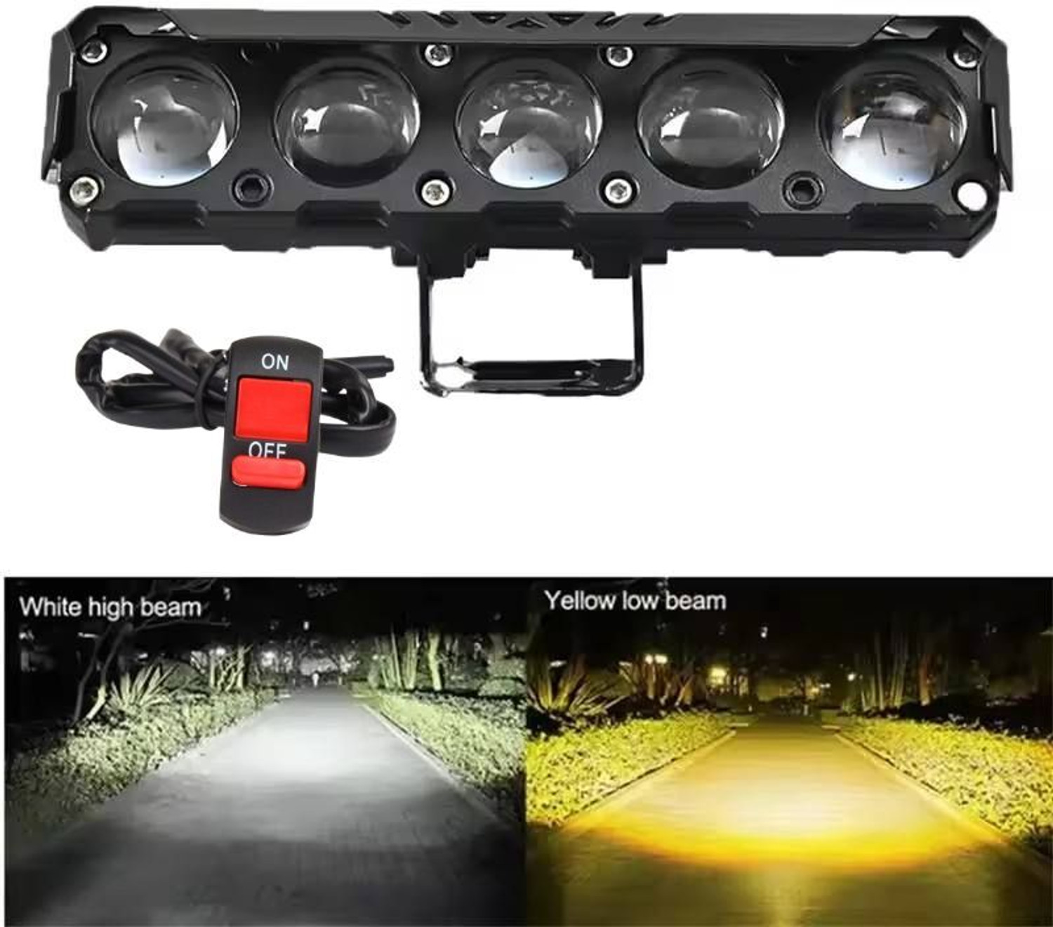 Image of TRYFLY LED Fog Lamp Unit for Bajaj, Hero, Honda, KTM, Suzuki, TVS, Yamaha Universal For Car