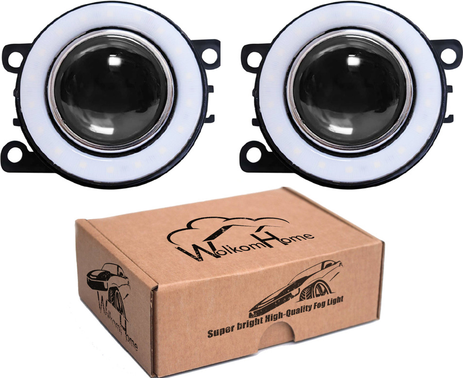 Image of WolkomHome LED Fog Lamp Unit for Maruti Suzuki Alto K10
