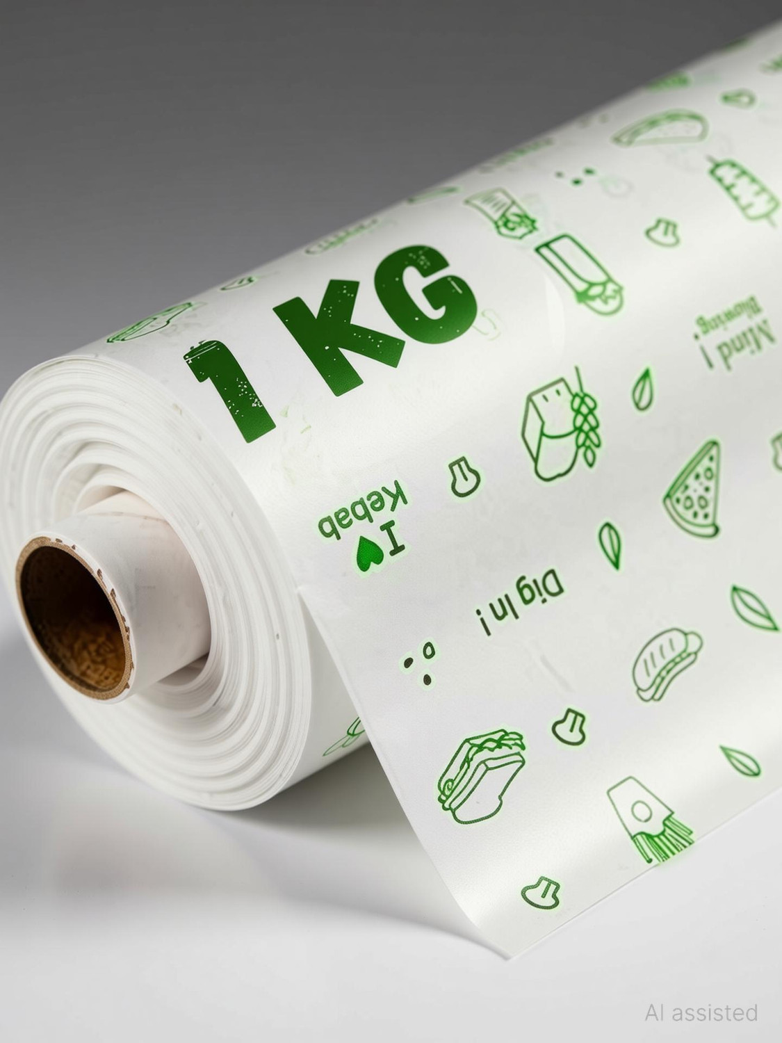 Image of SBMStores butter paper for roti | food wrapping paper | Parchment Paper (100 m) Foil Holder
