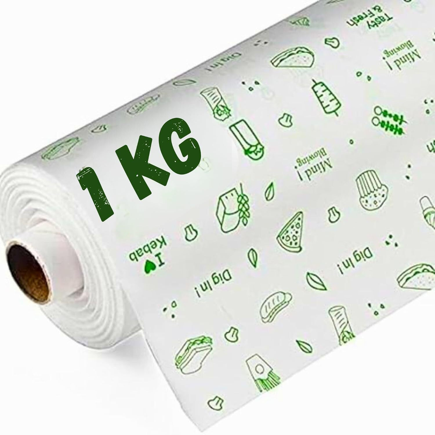 Image of SBMStores butter paper for roti | food wrapping paper | Parchment Paper (100 m) Foil Holder