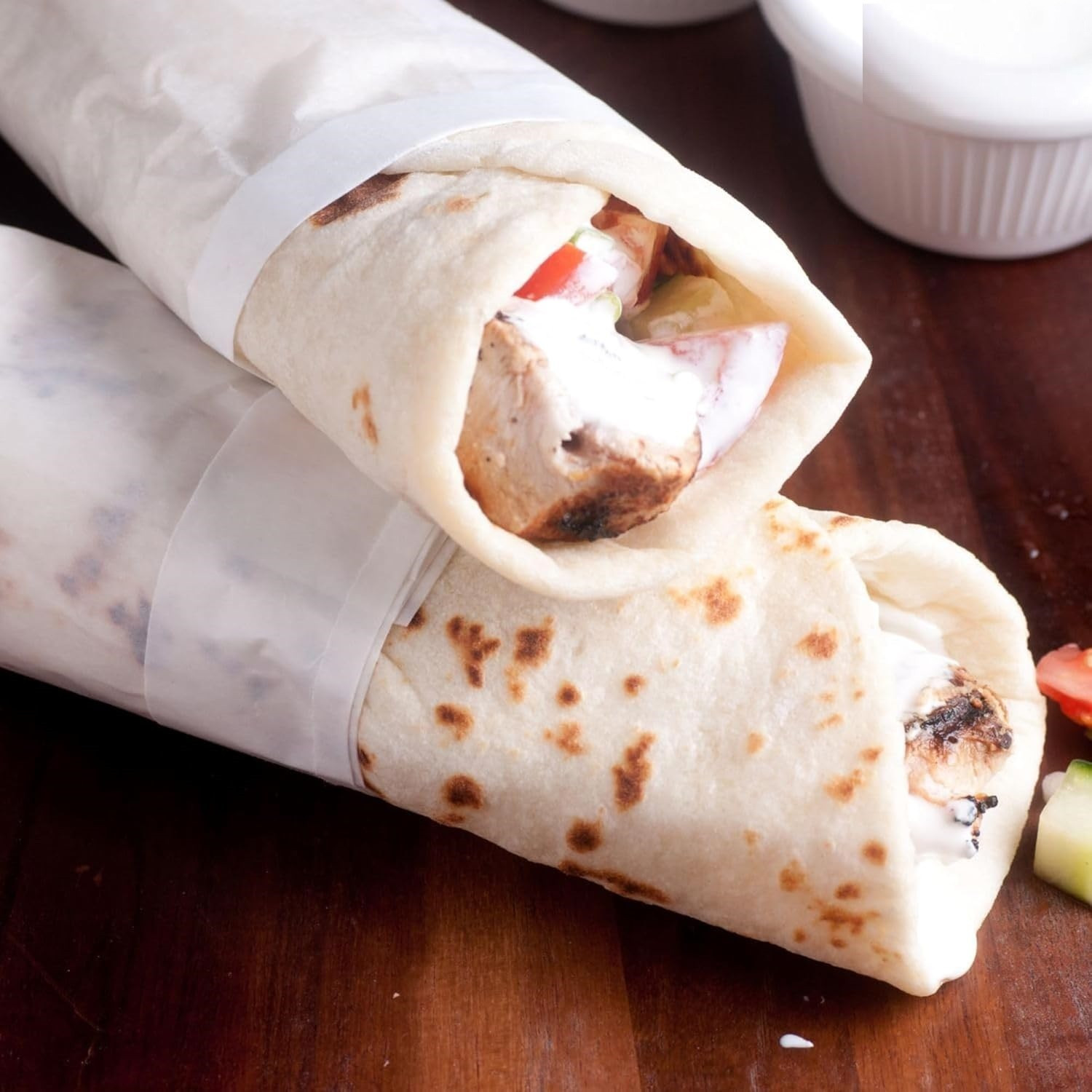 Image of SBMStores butter paper for roti | food wrapping paper | Parchment Paper (100 m) Foil Holder