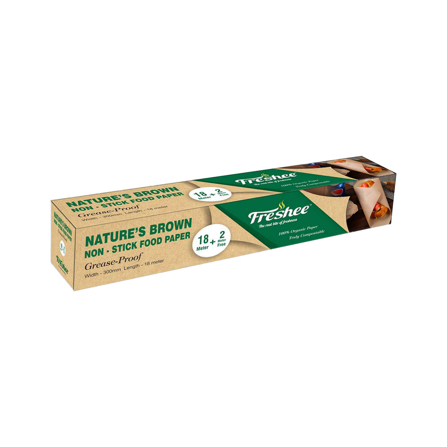 Image of Freshee Nature's Brown Non-stick Food Paper Shrinkwrap