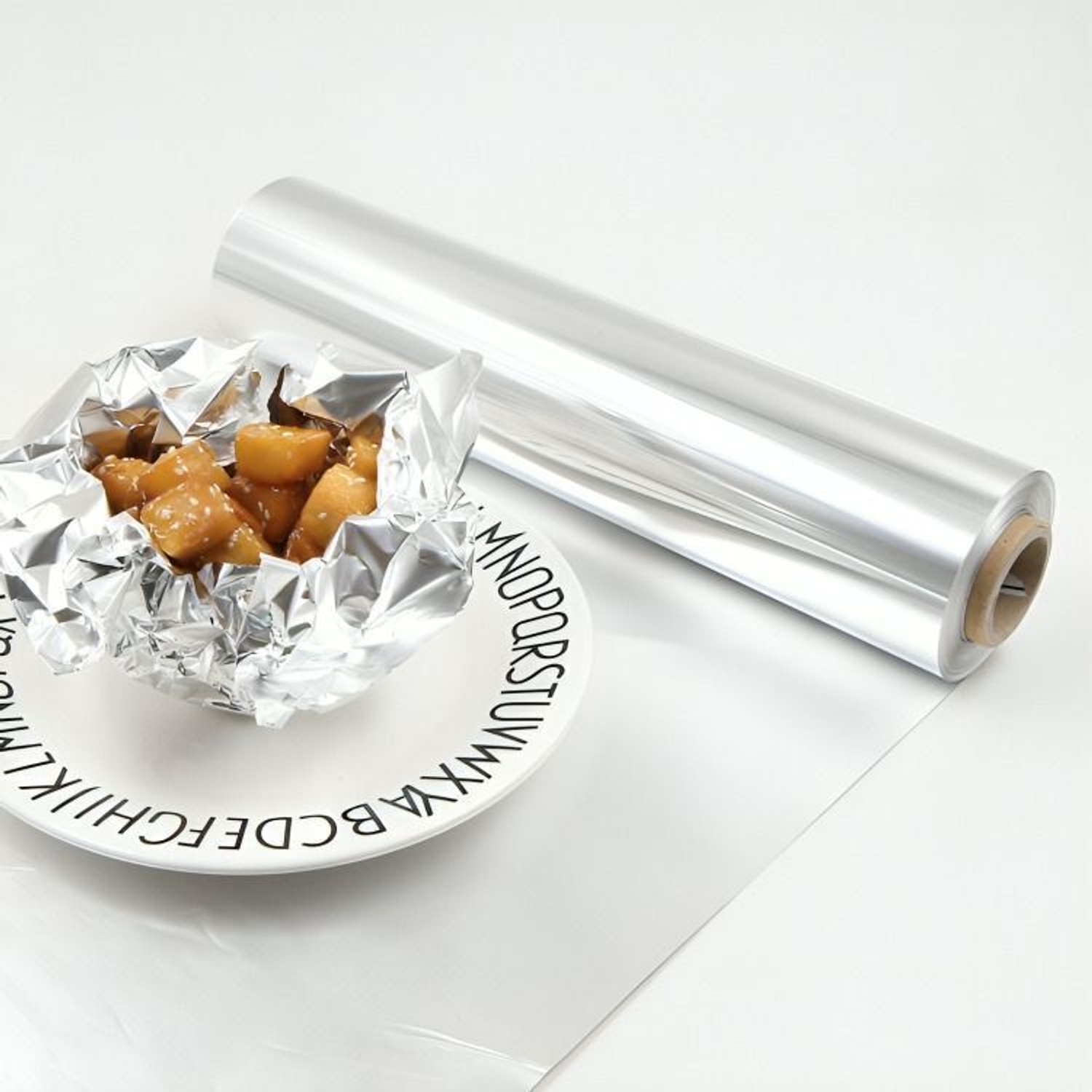 Image of RKG industry RKGFOIL Aluminum Foil 36 METER Silver Foil Paper 18+18 11 Micron Aluminium Foil Aluminium Foil