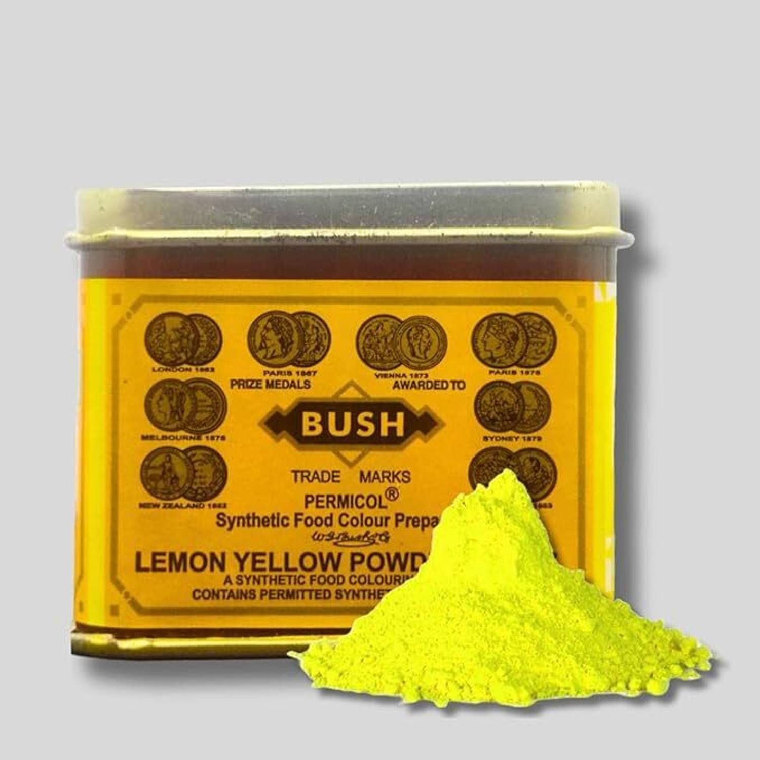 KONFIZ BUSH Lemon Yellow Powder IH6597 Synthetic Food Colour