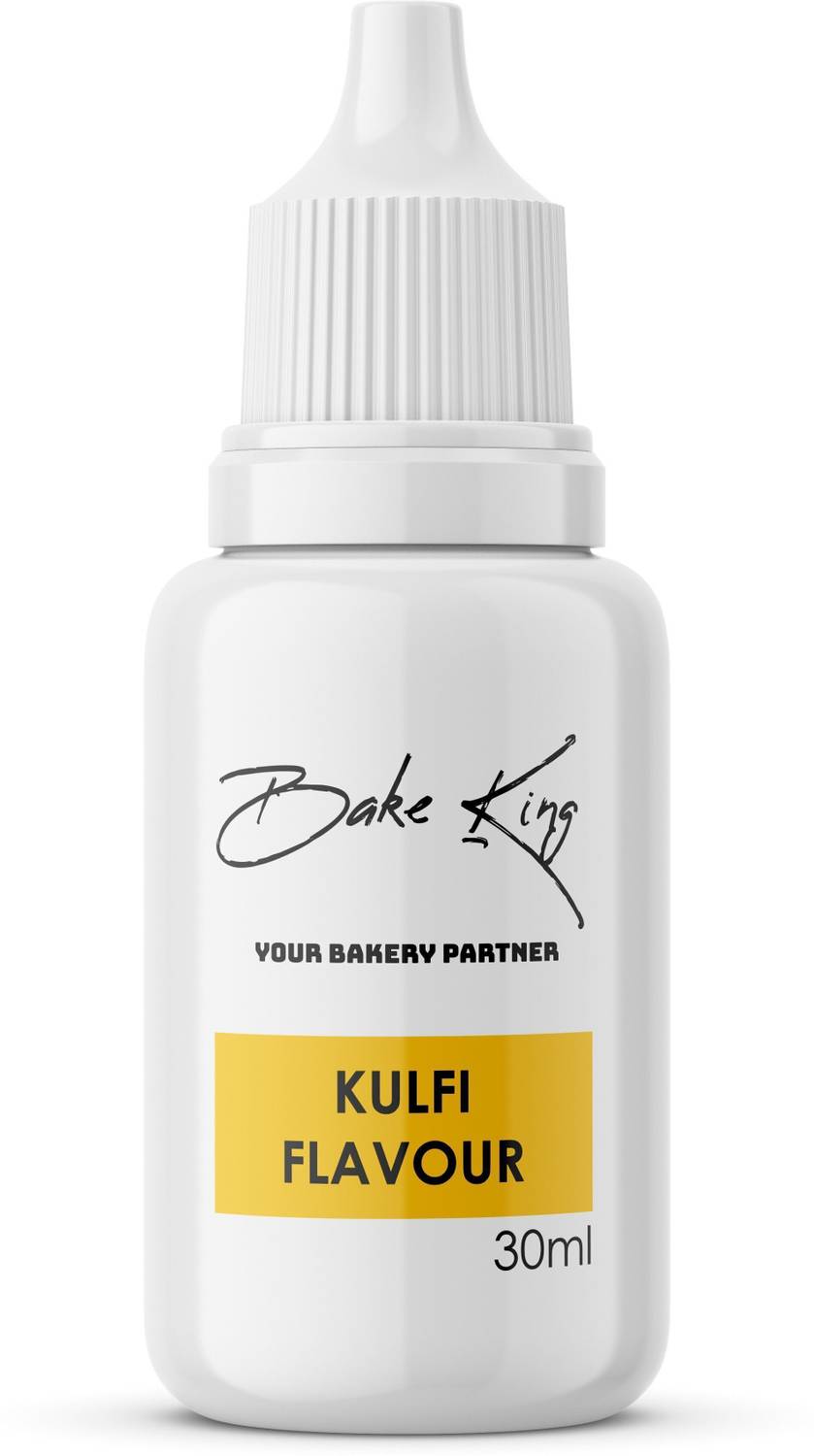 Bake King Kulfi Flavour Food Essence for Baking Cakes, Jams, Jelies, Cookies, Ice Creams, Shrebats and Desserts Kesar Kulfi Liquid Food Essence