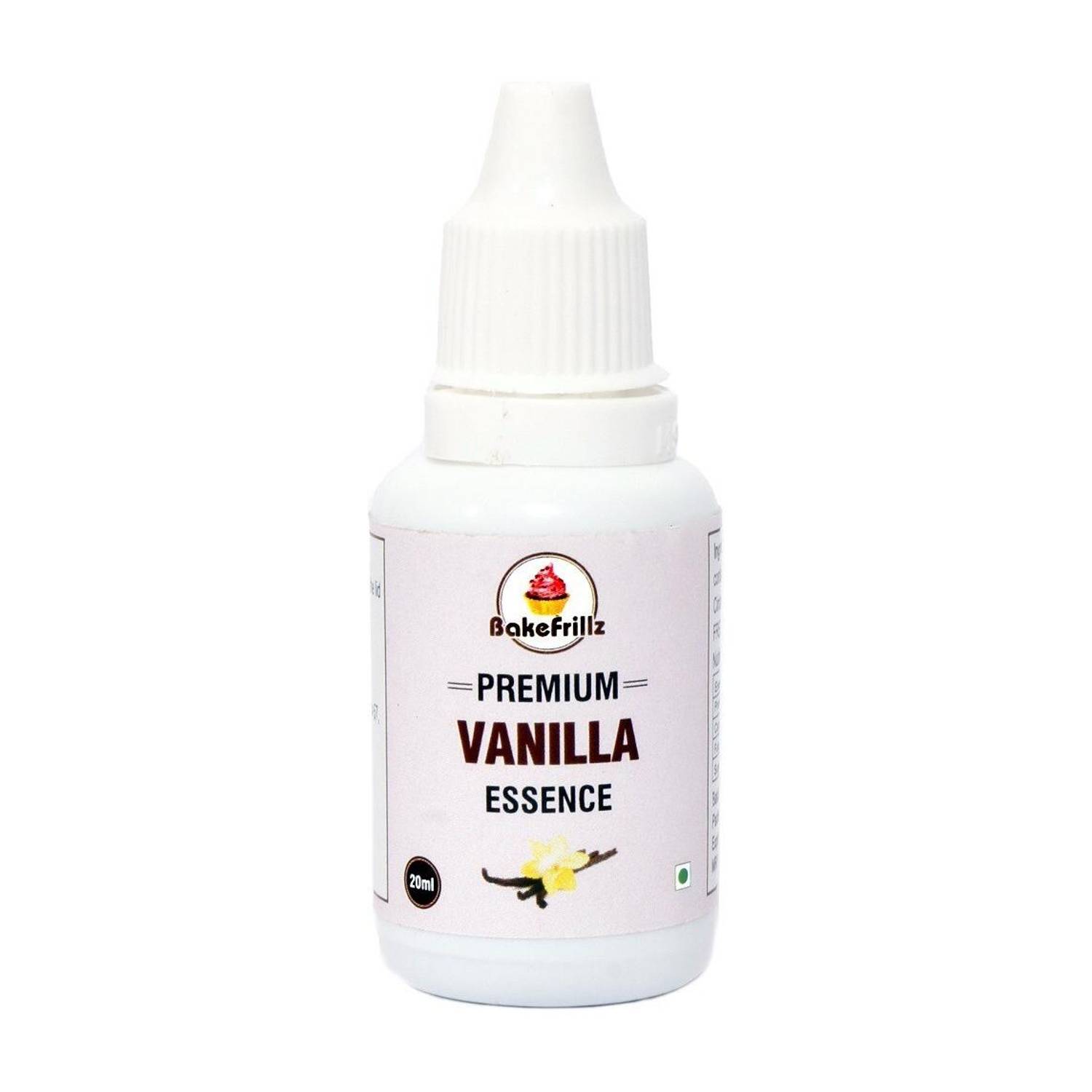 Bakefrillz Vanilla Essence Food Flavour for cake ice cream desserts, 20 ml Vanilla Liquid Food Essence