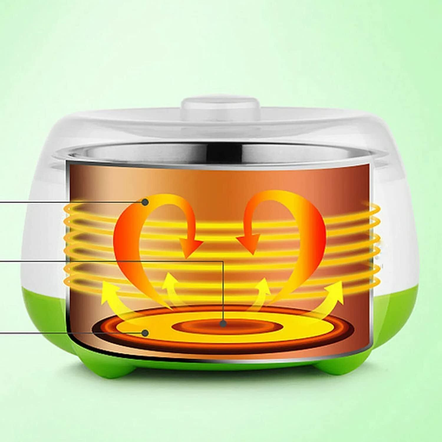 Image of BHAVRUTT Yogurt Maker Machine, Electric dahi curd Maker auto off Yogurt Maker