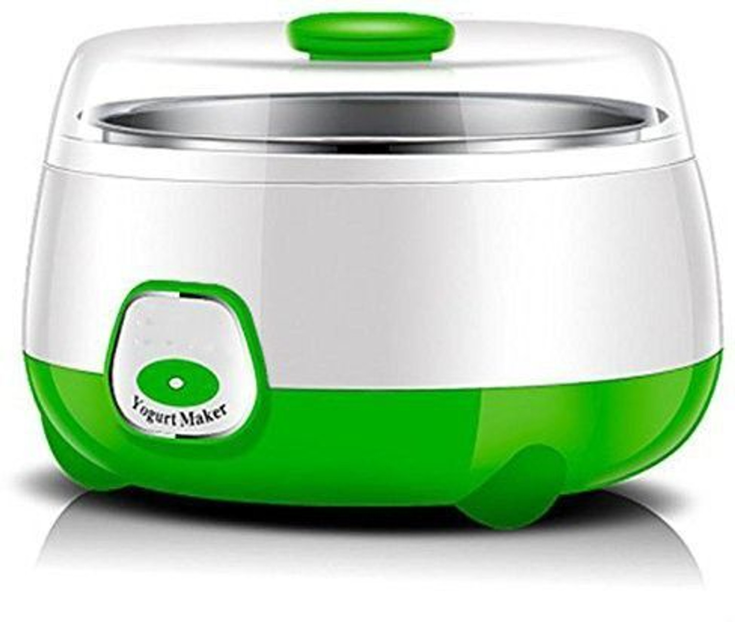 Image of TAPUJI Yogurt Maker Machine, Stainless Steel Inner Container Electric Yogurt Maker Portable 15 Watts Electric 1L Automatic Yogurt Maker Yogurt Maker