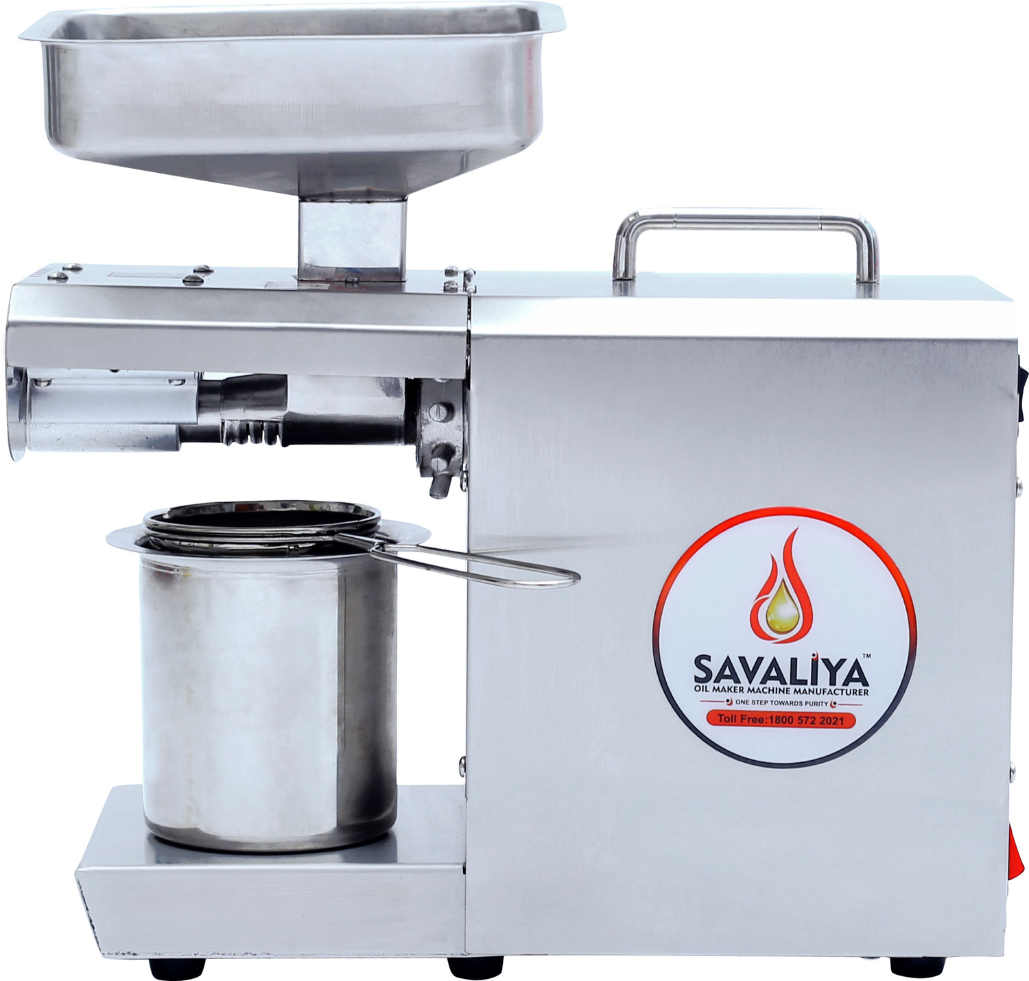 Image of Savaliya Industries Oil Extraction Machine SI-400W || Oil Press Machine ||Oil Maker Machine -- Made in India 230 W Food Processor