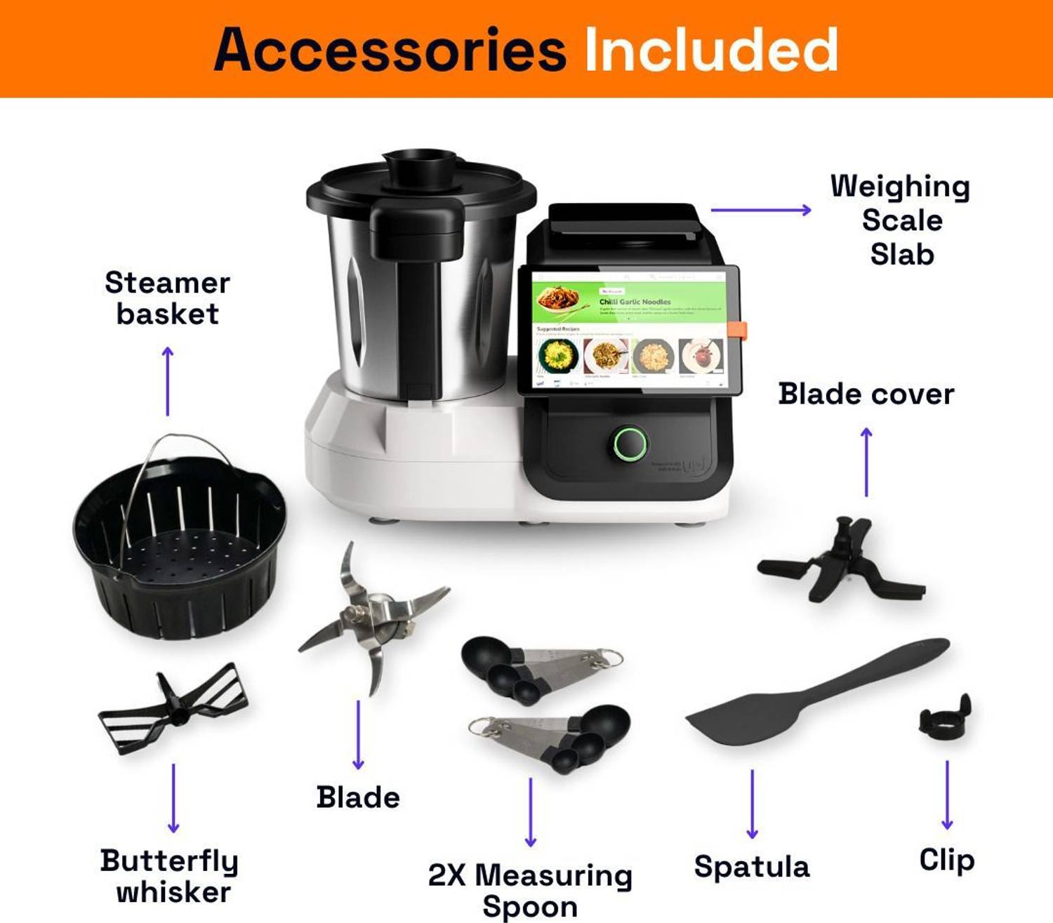 Upliance 1.0 AI Cooking Assistant, 1000W - Image 2