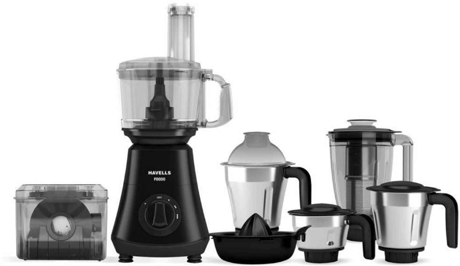 HAVELLS Foodo 750 Watt Food Processor (Black) 750 W Food Processor — Food Processors & Choppers