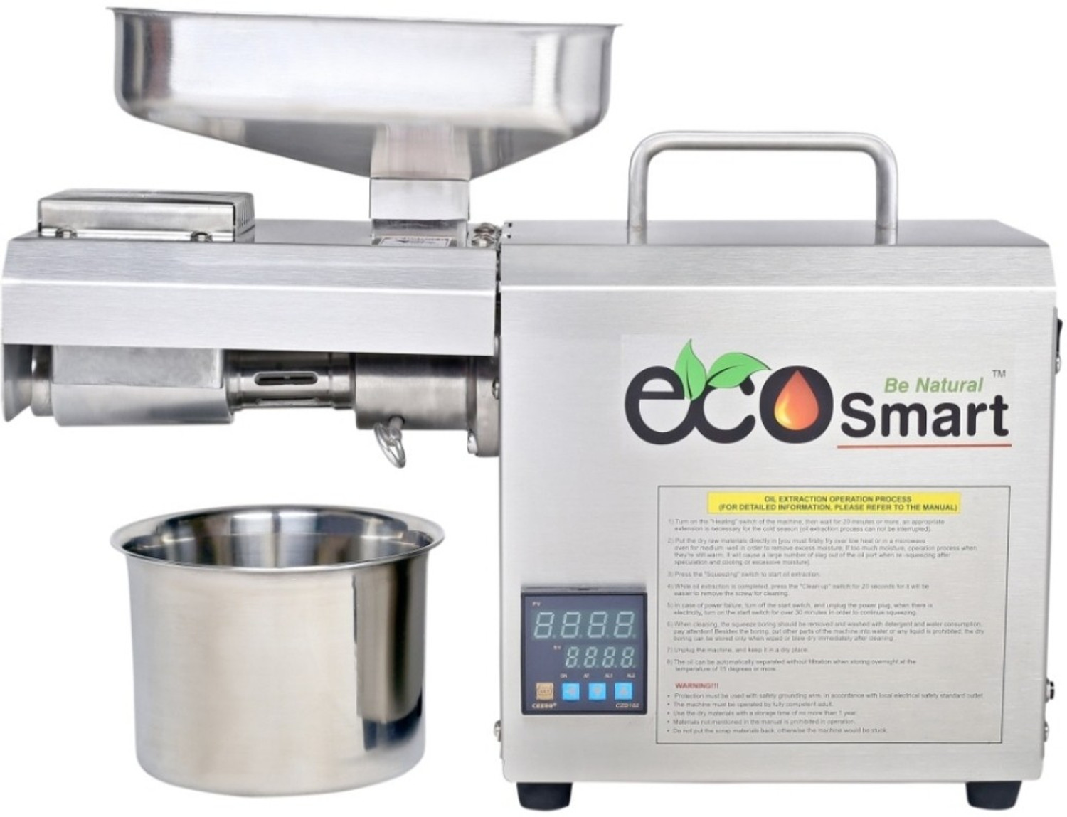 Image of eco smart be natural ES 04 TC 600 W Food Processor