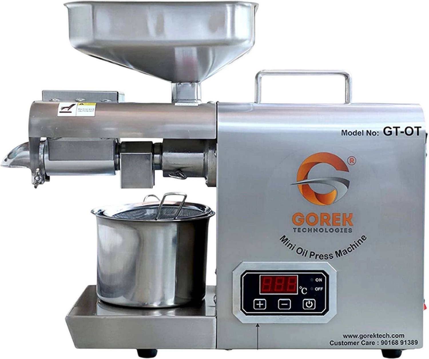 gorek technologies GT-OT Oil Press/Maker Machine With Simplified
