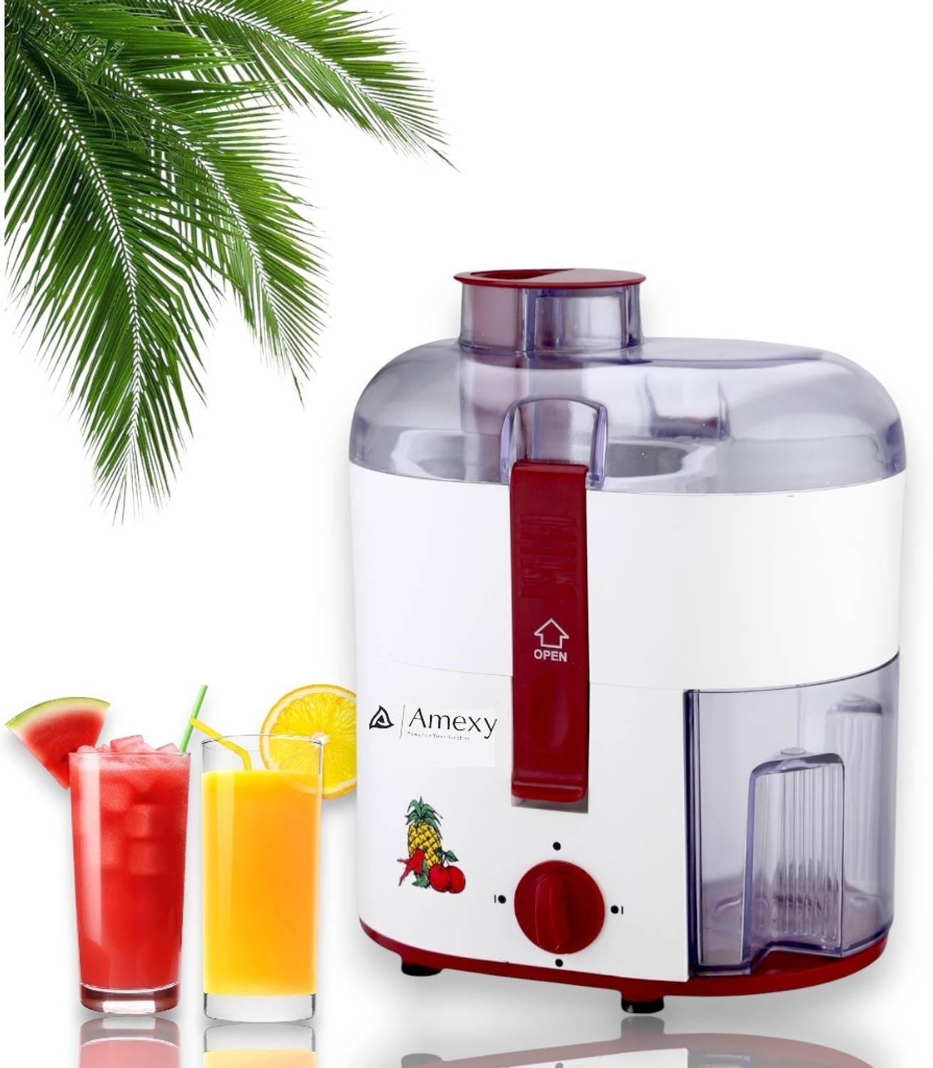 Amexy Jest Centrifugal Juicer 100% Copper Motor Modular Look 750 W Juicer