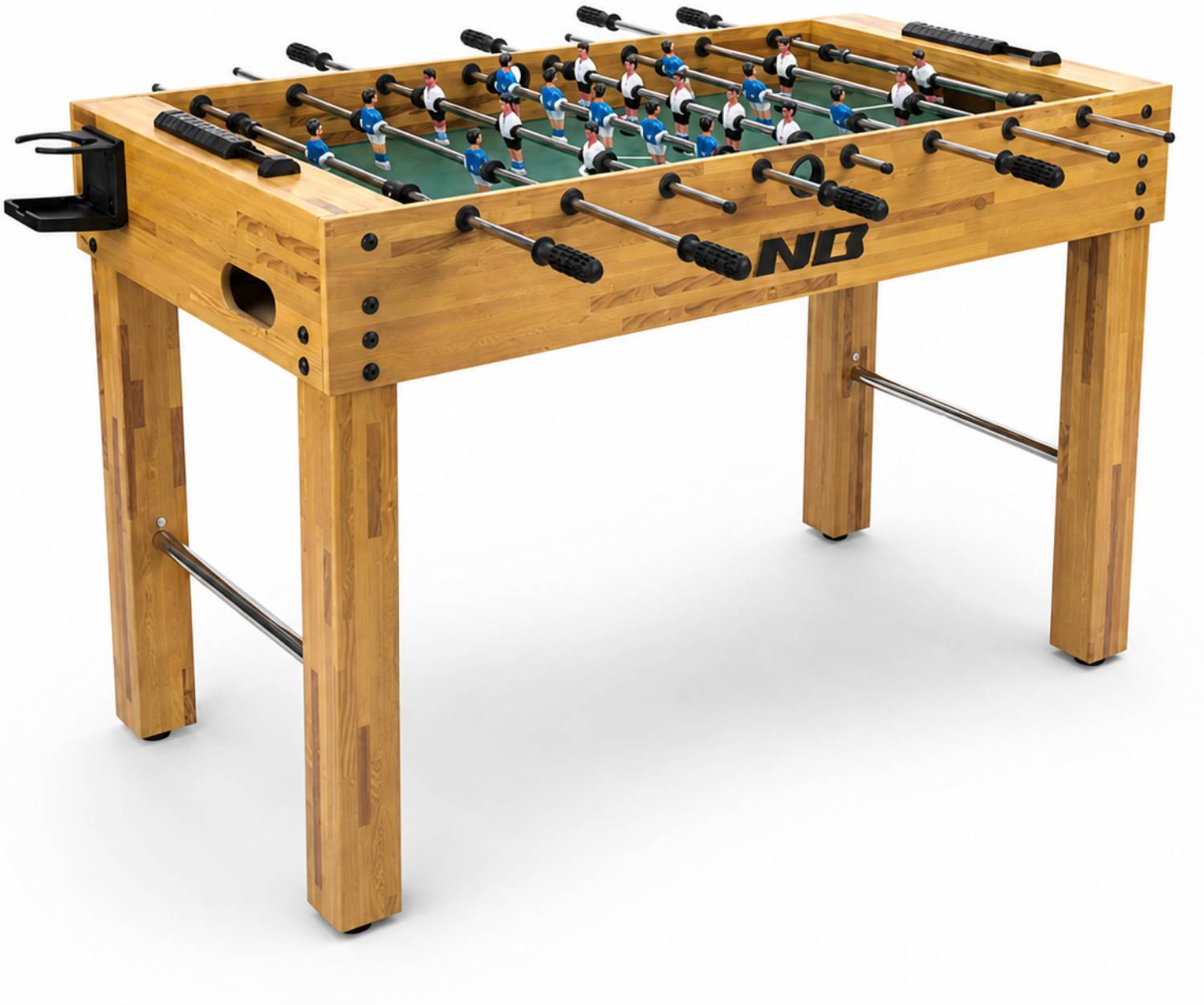 NATIONAL BODYLINE Foosball Table 56 Inch Indoor Football Game Engineered Wood Foosball Table