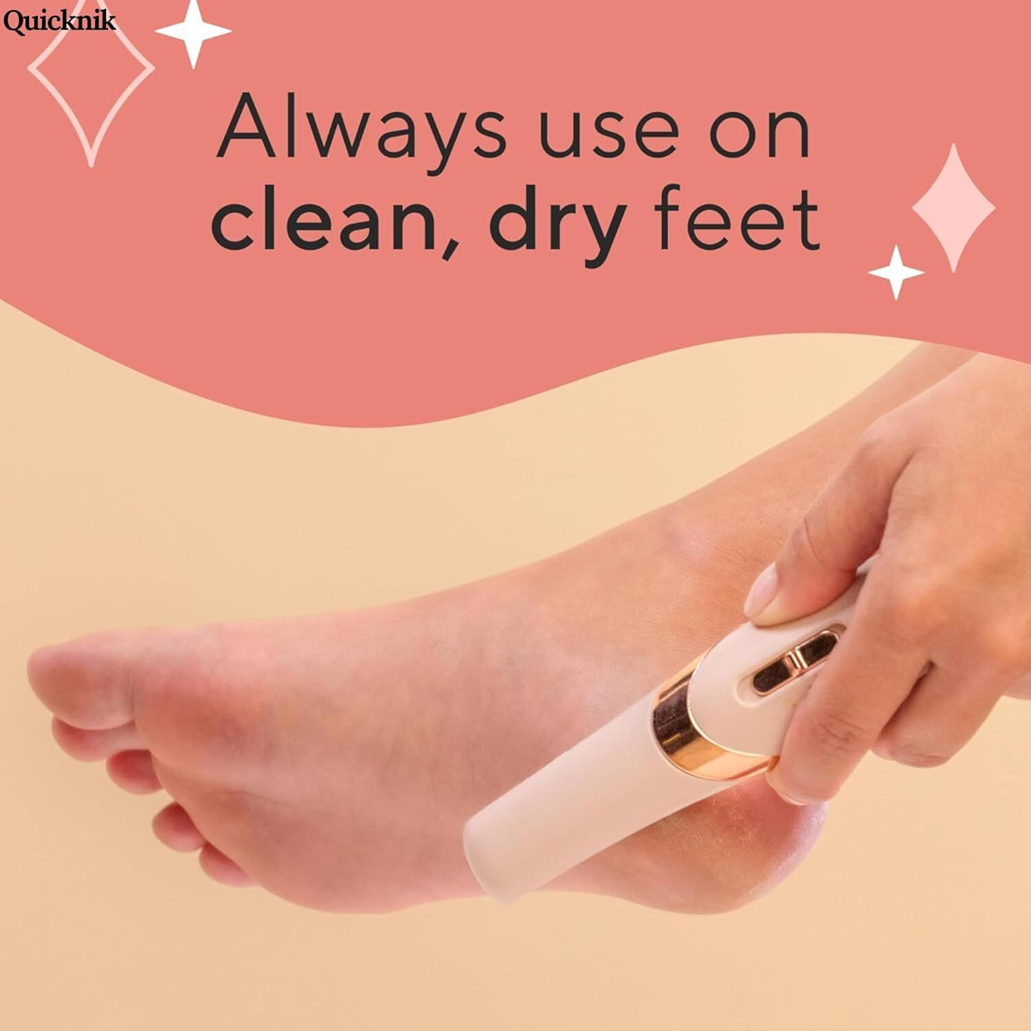 Image of kvt Callus Remover for Feet Women's Pedicure Kit for Foot Rechargeable Tool