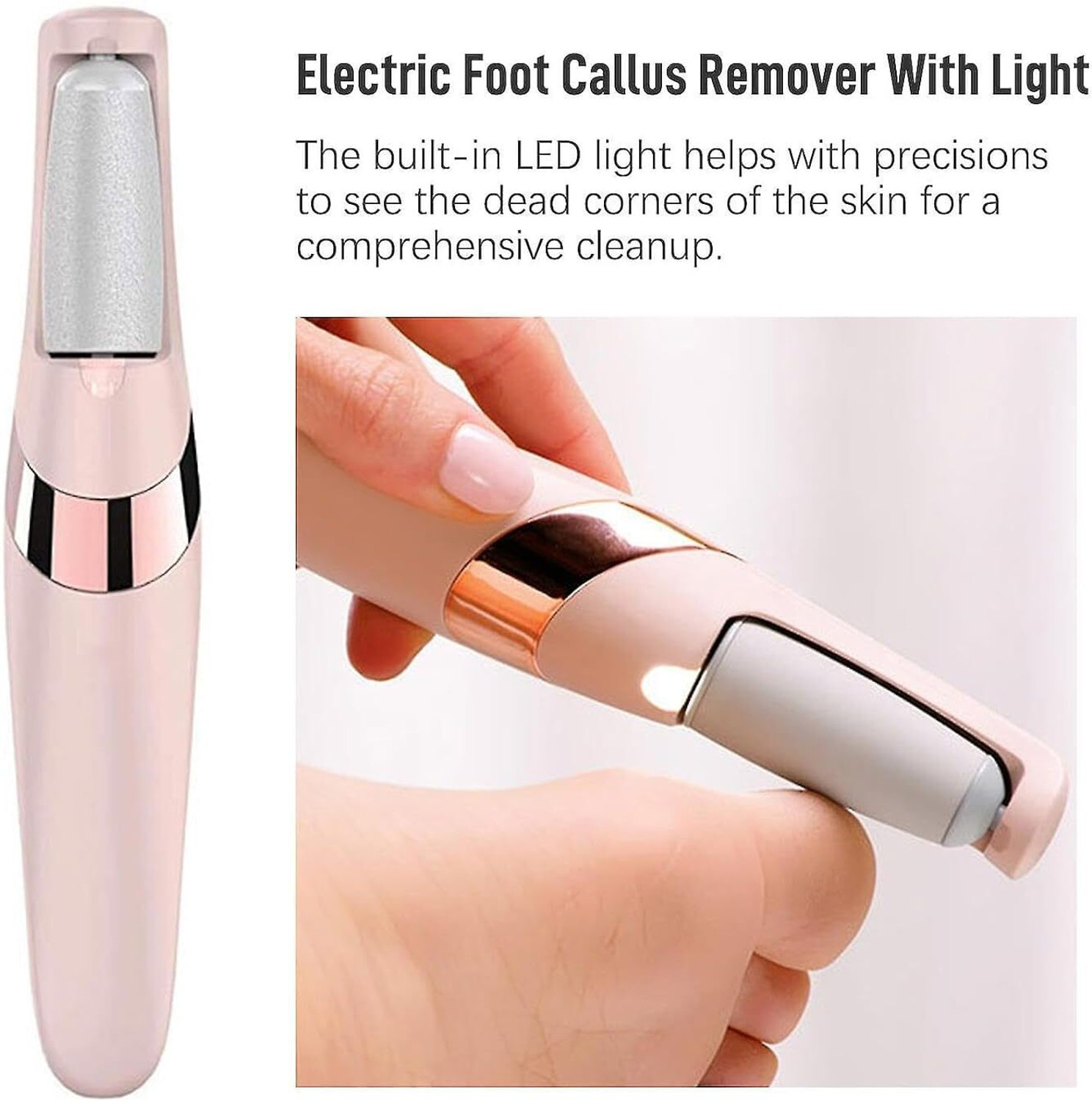 Image of kvt Callus Remover for Feet Women's Pedicure Kit for Foot Rechargeable Tool