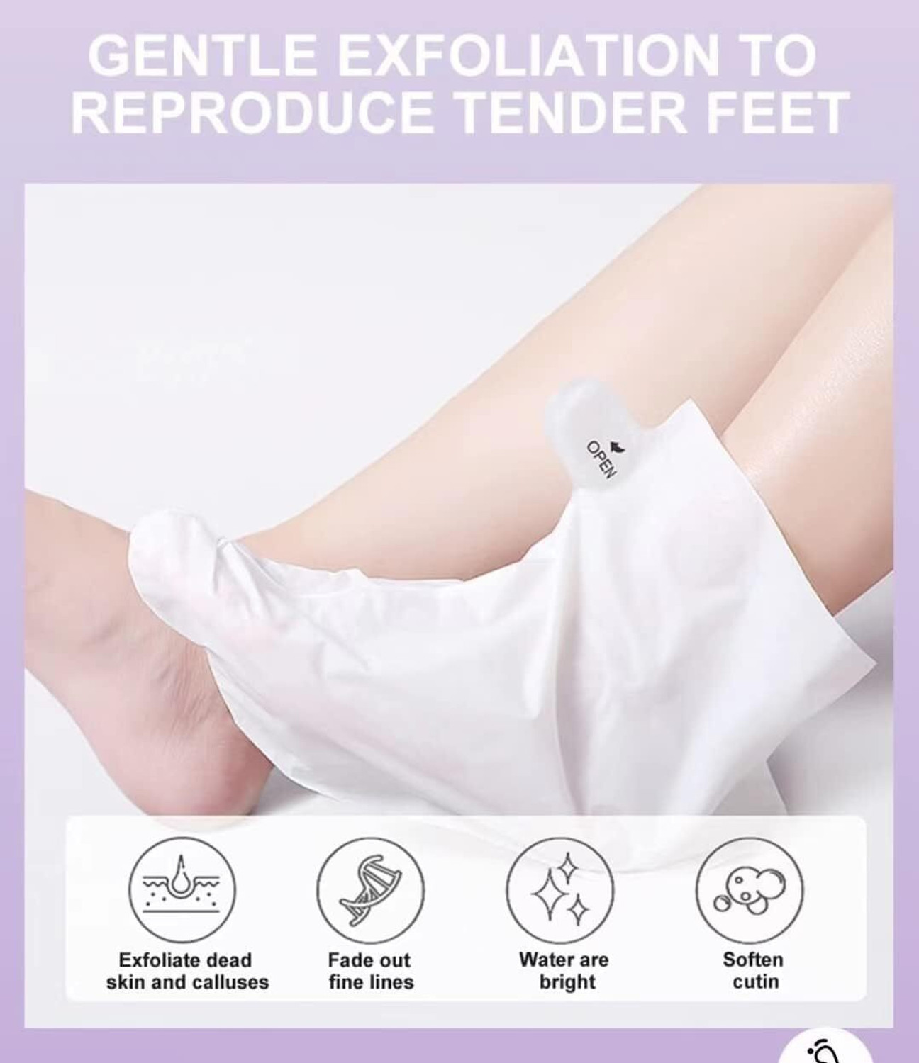 Image of SHRUSTAM Advanced Foot Peel Therapy - Remove Calluses & Repair Dry Heels