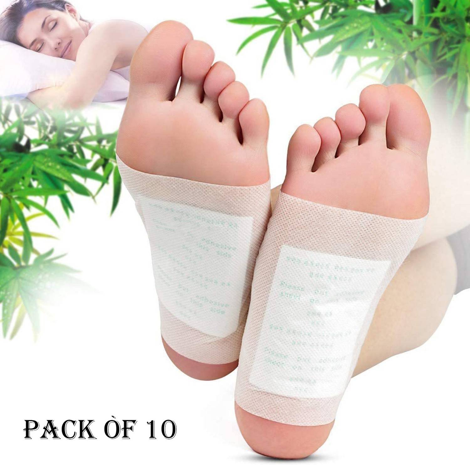Antoj Detox Foot Pad, Organic Foot Patches,Toxin Remover-Pack of 10 pc