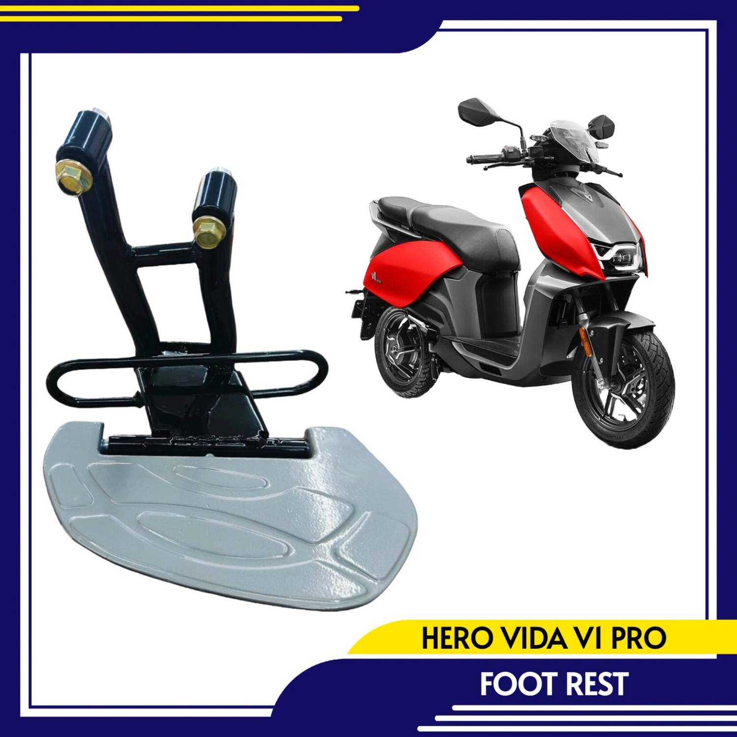 Autoladders Ladies Foot Rest Stand Compatible for Hero Vida V1 Pro Foot Rest
