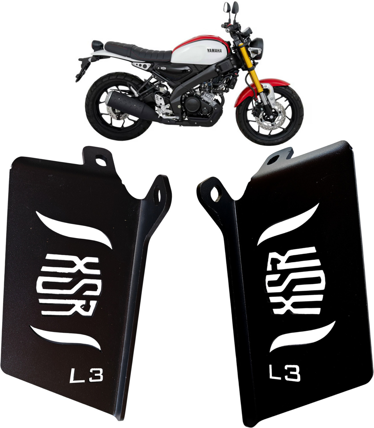 Image of L3 MODZ Pillion Footrest For XSR 155 Heavy-Duty Rear passenger Footrest Both Sides Foot Rest