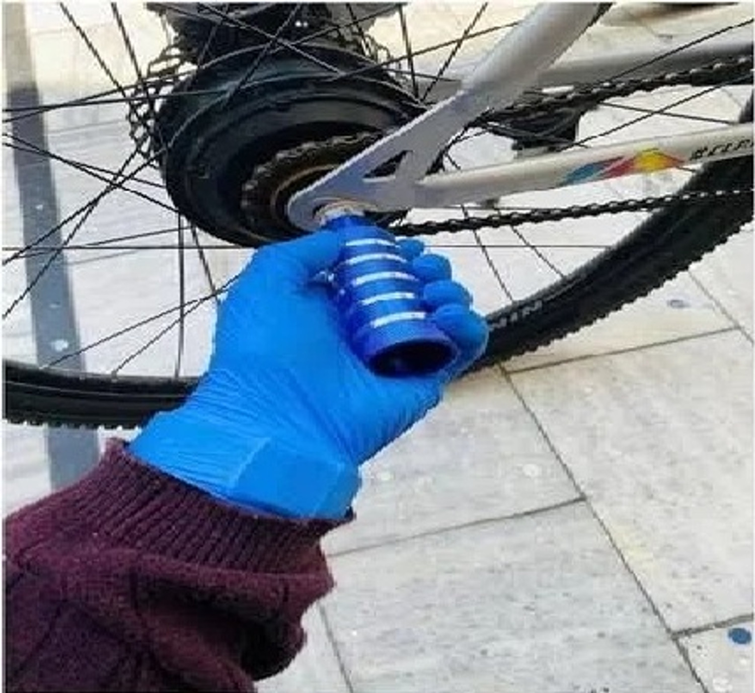Image of Siano 1 Pair of Aluminum Alloy BMX, Bicycle Footrest, Bike, Mountain Bike, (BLUE) Foot Rest
